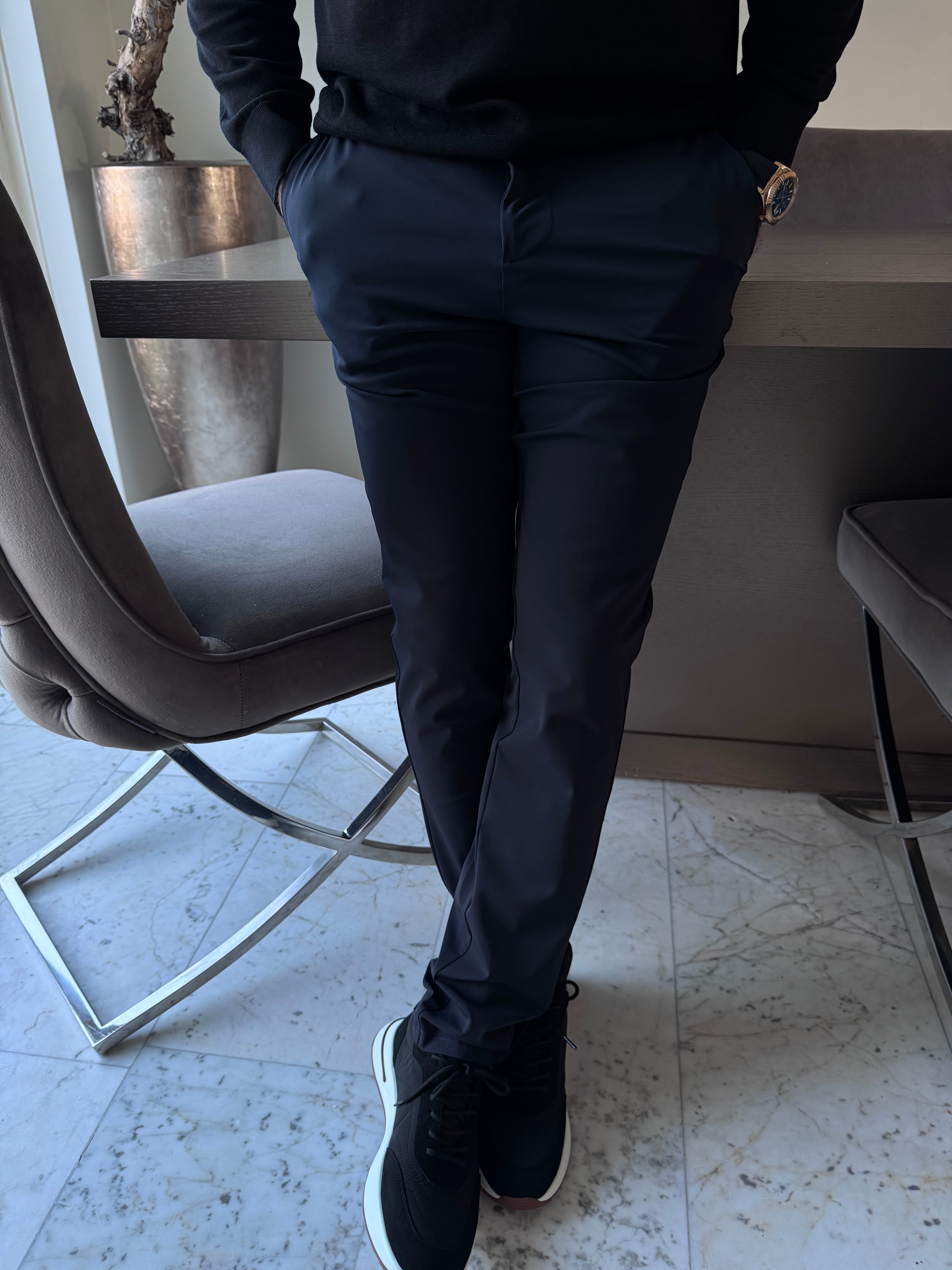 The joshua smart pants DARK blue