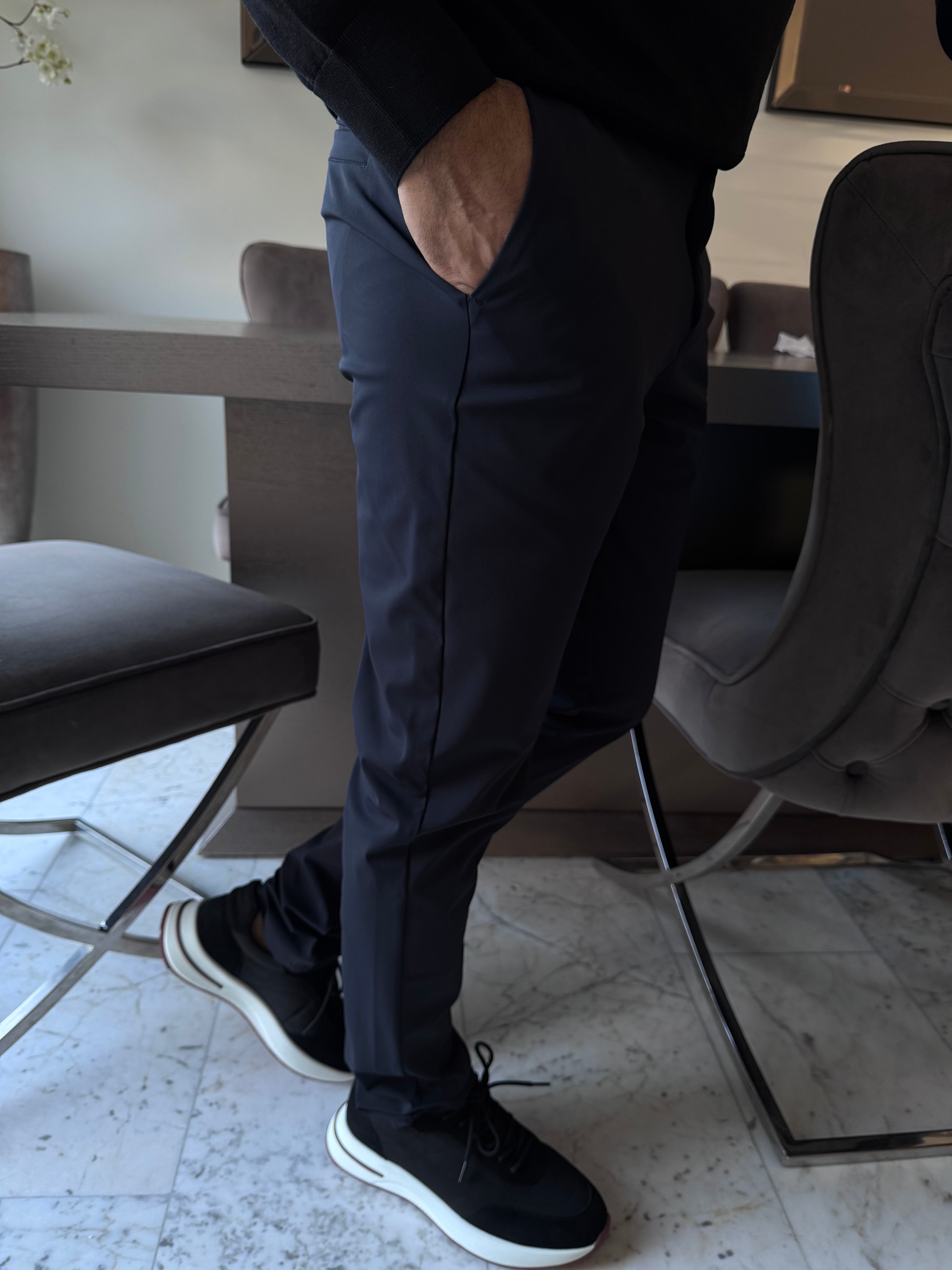 The joshua smart pants DARK blue