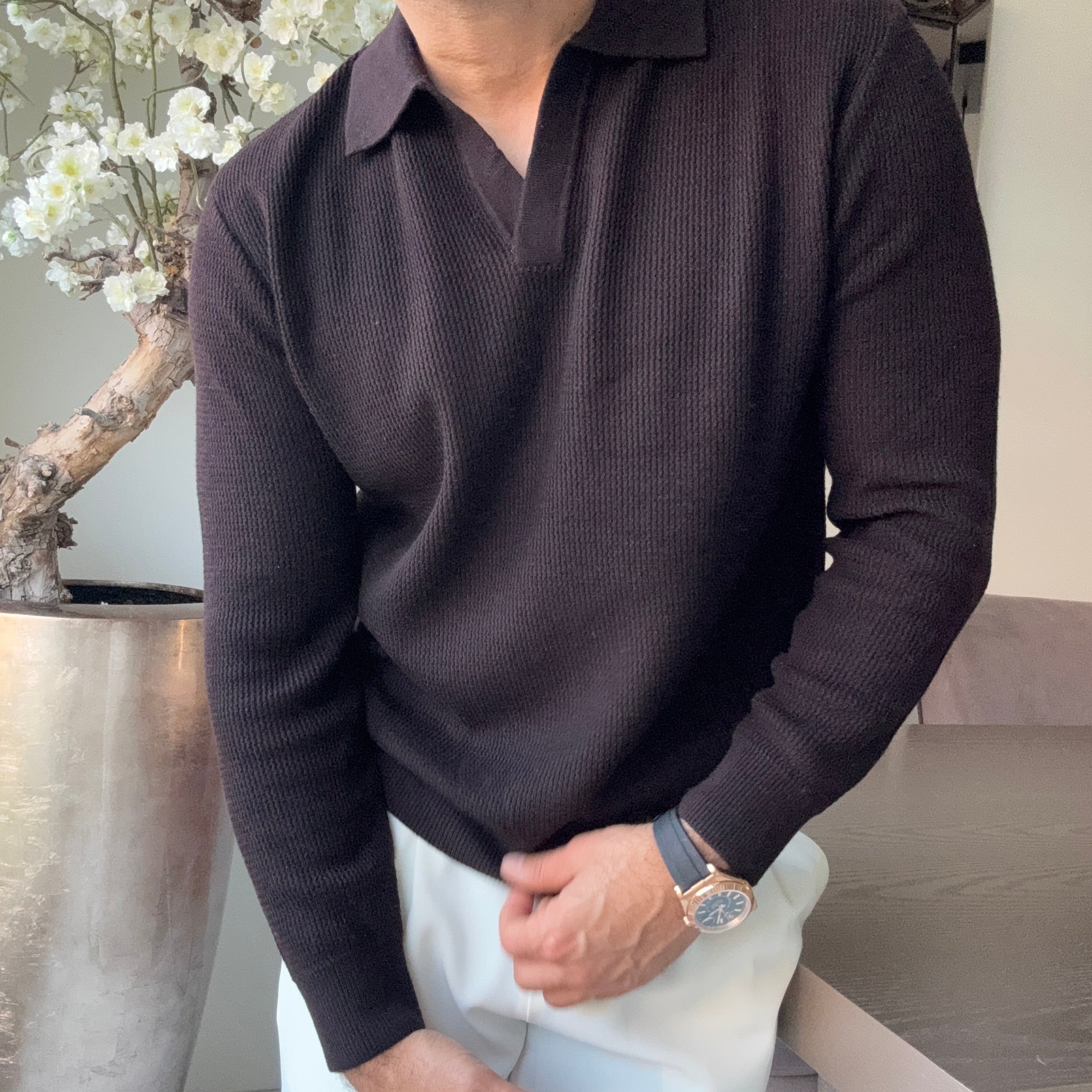 The Heritage Knit mocca