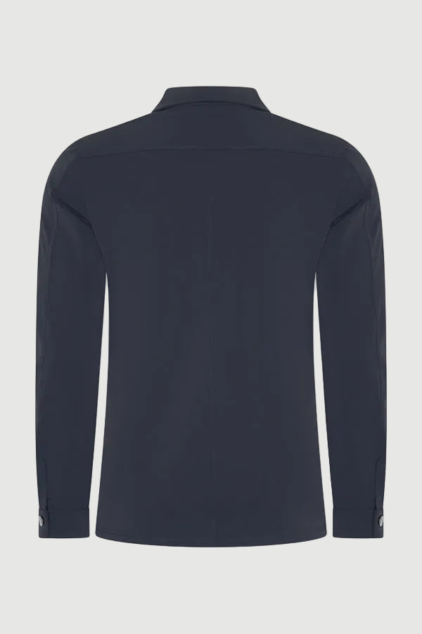 The Santoni jacket dark blue