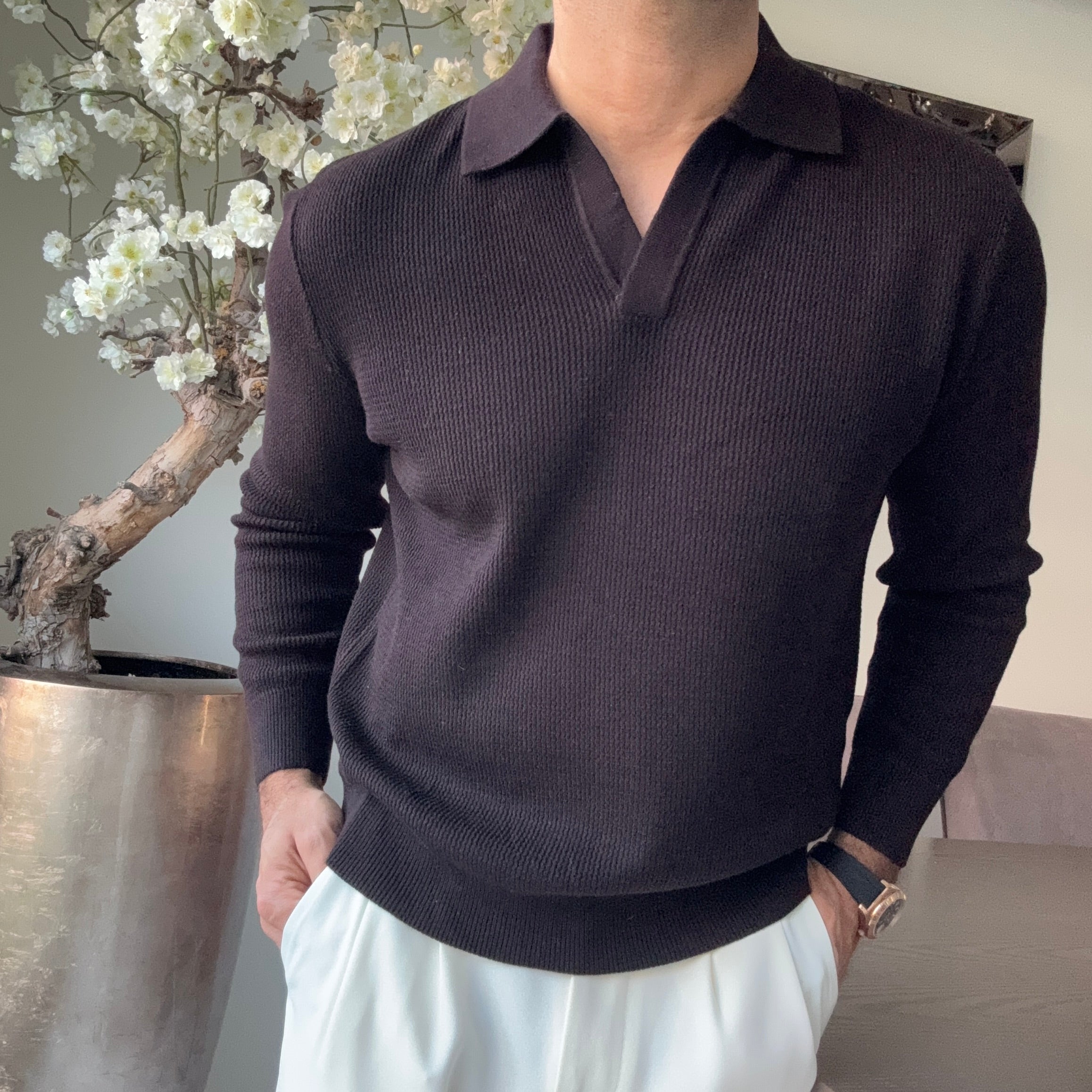 The Heritage Knit mocca