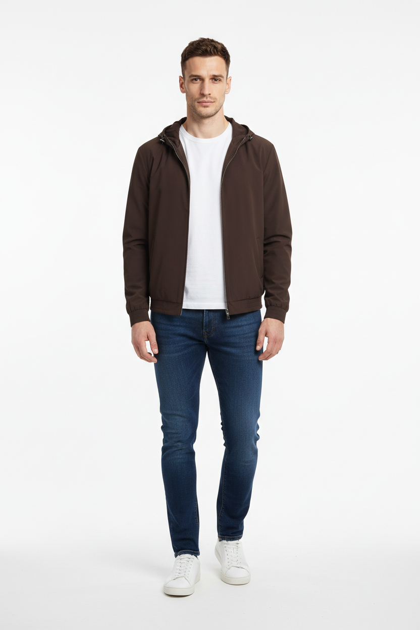 The Fabio Tech Jacket – Espresso