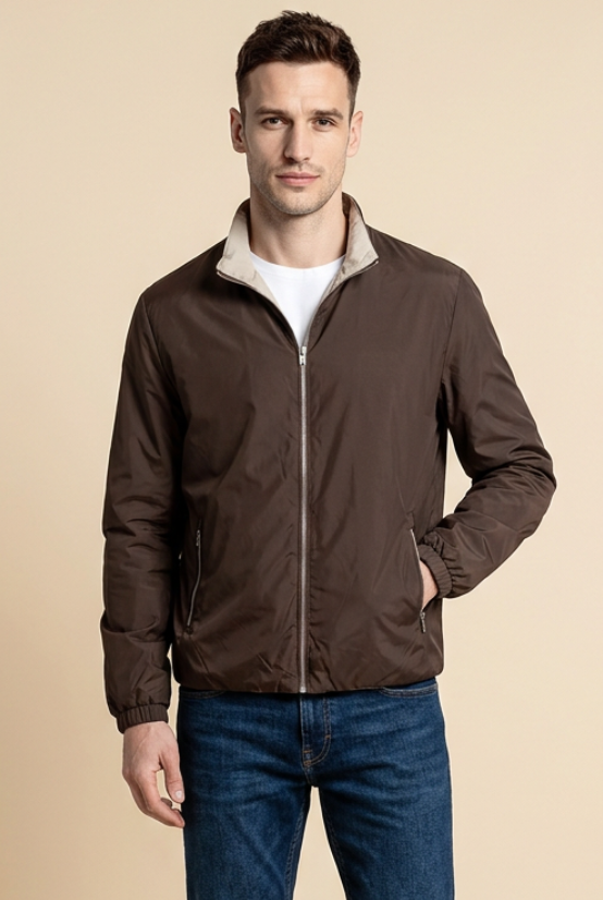 The monta jacket Brown/Kit