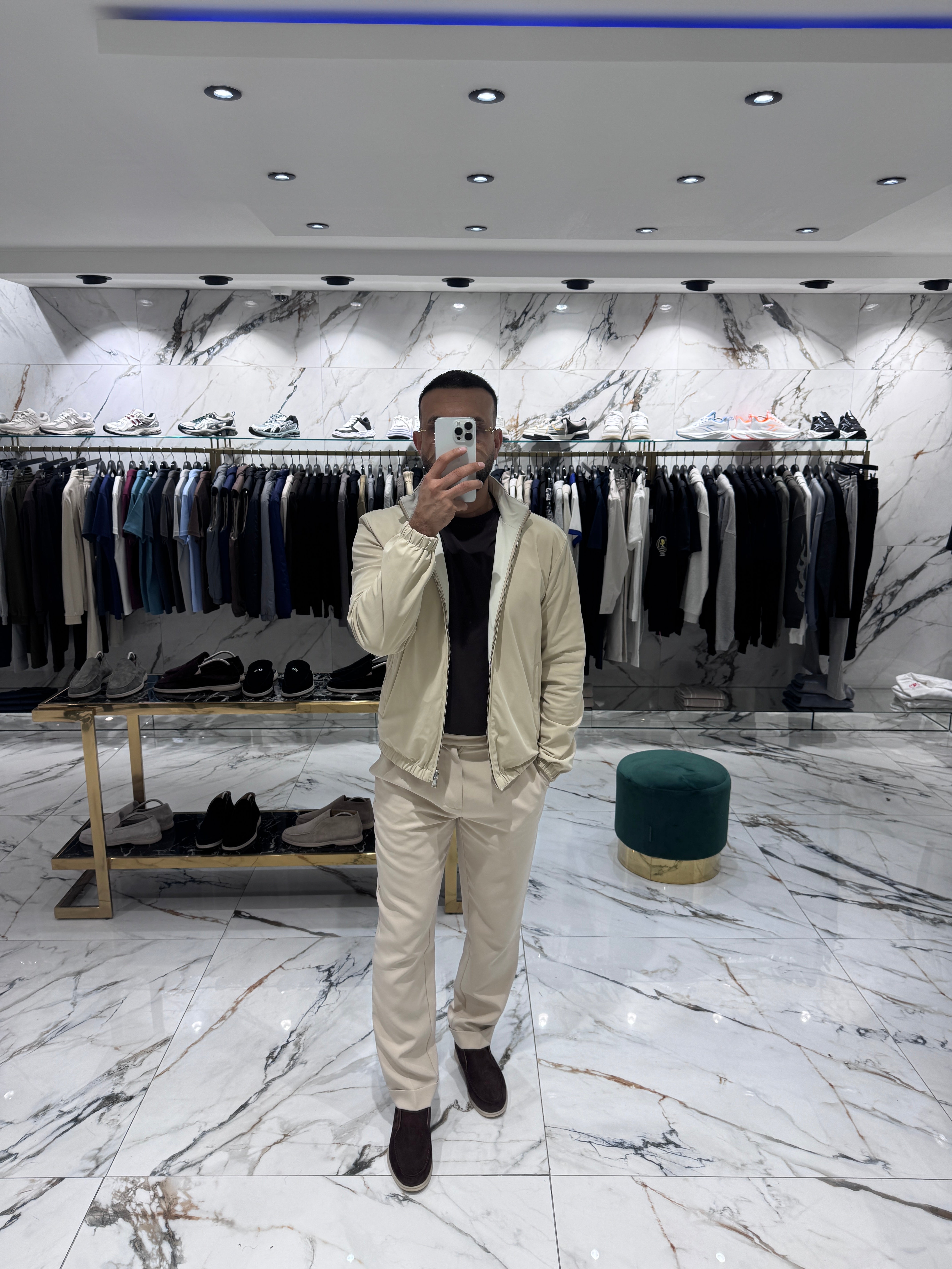 The rafaello jacket Beige Kit
