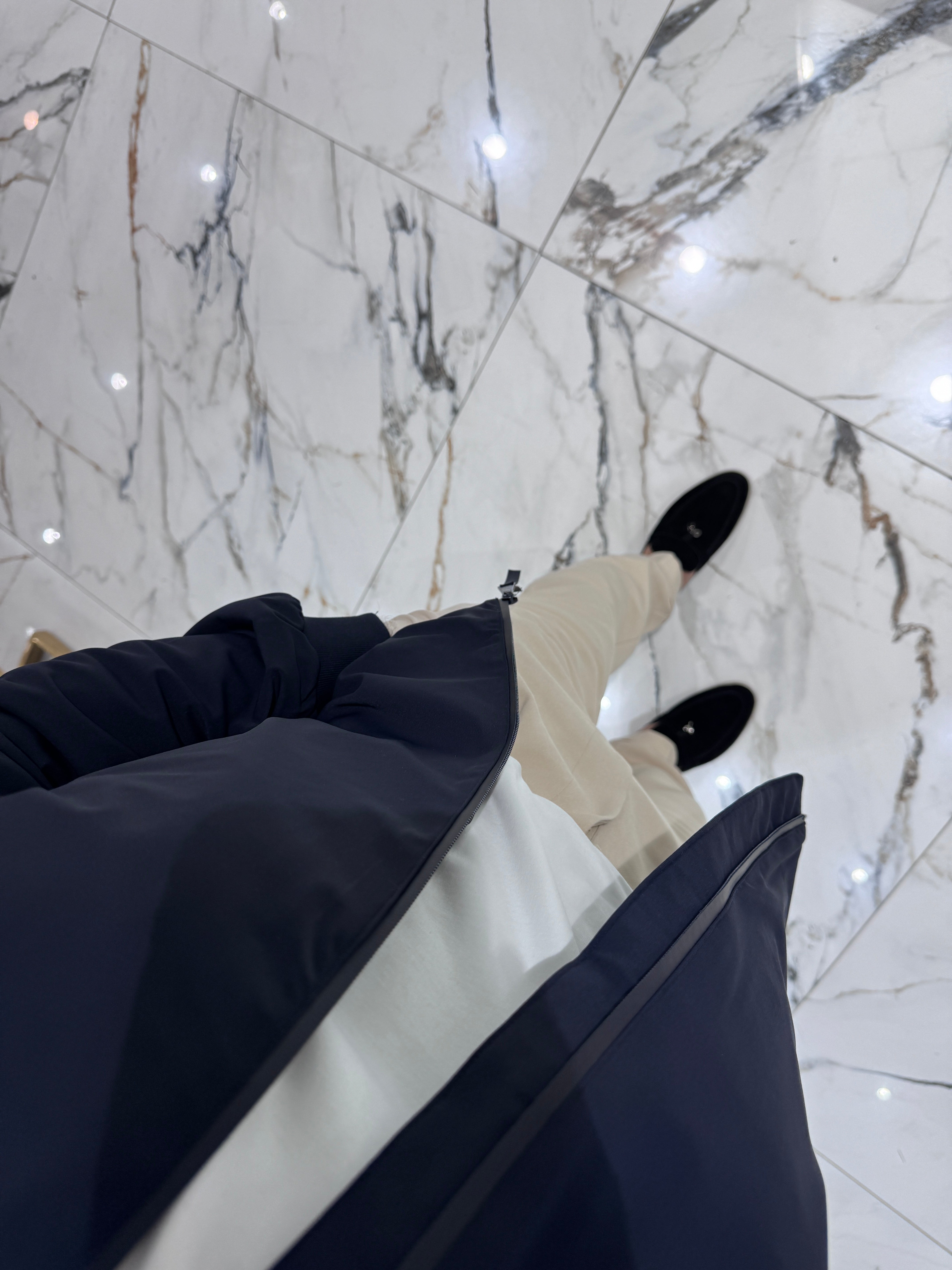 The lazio bomber jacket dark blue