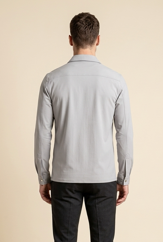 The santoni jacket Elephant Grey