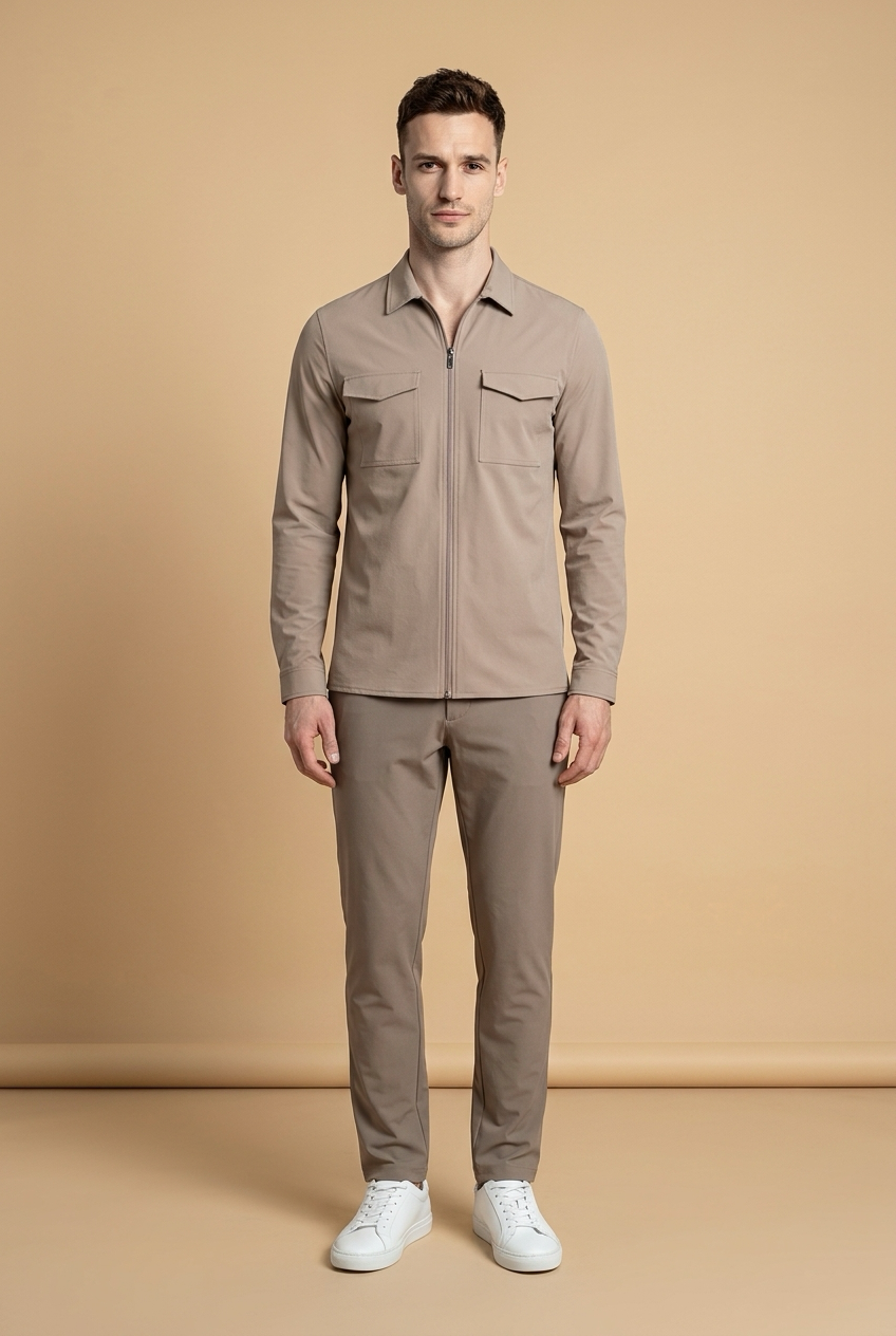 The santoni jacket Taupe