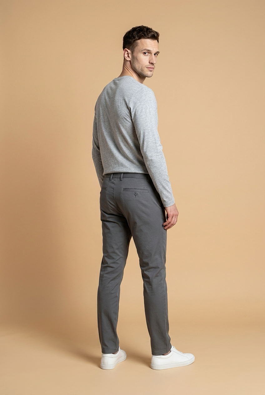 The Joshua Smart Pants – Dark Grey