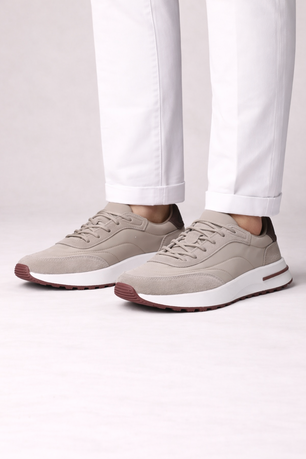 the virelli core sneakers taupe