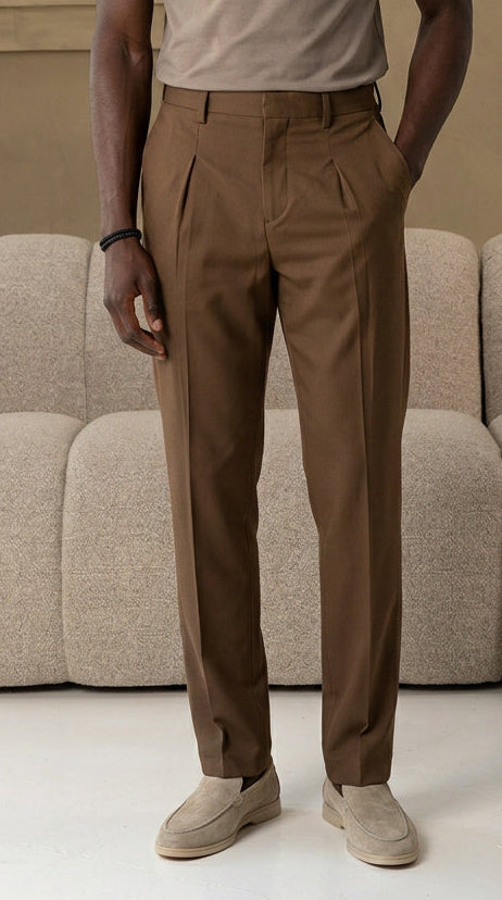 The socrates pants straight brown