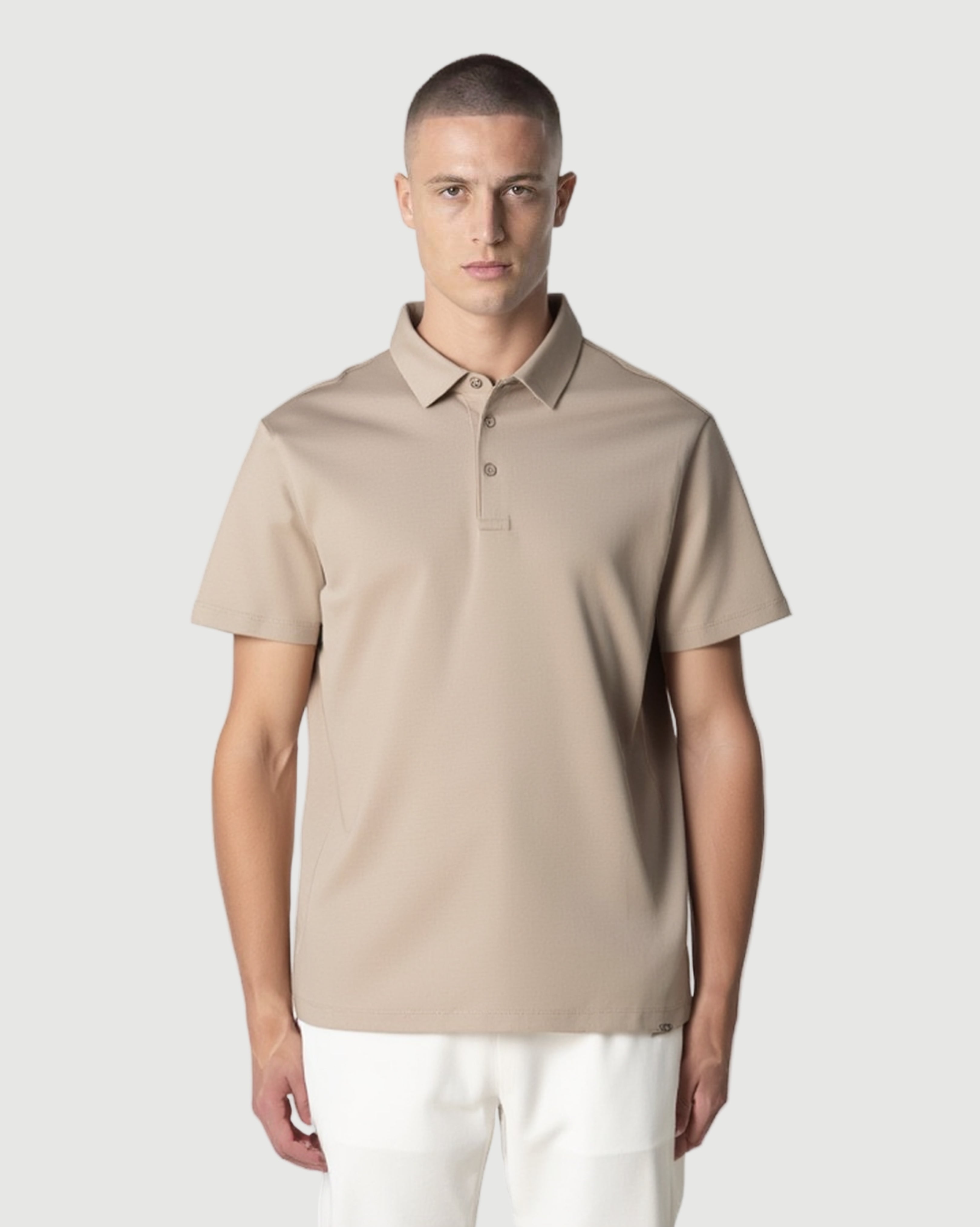 Glans polo beige