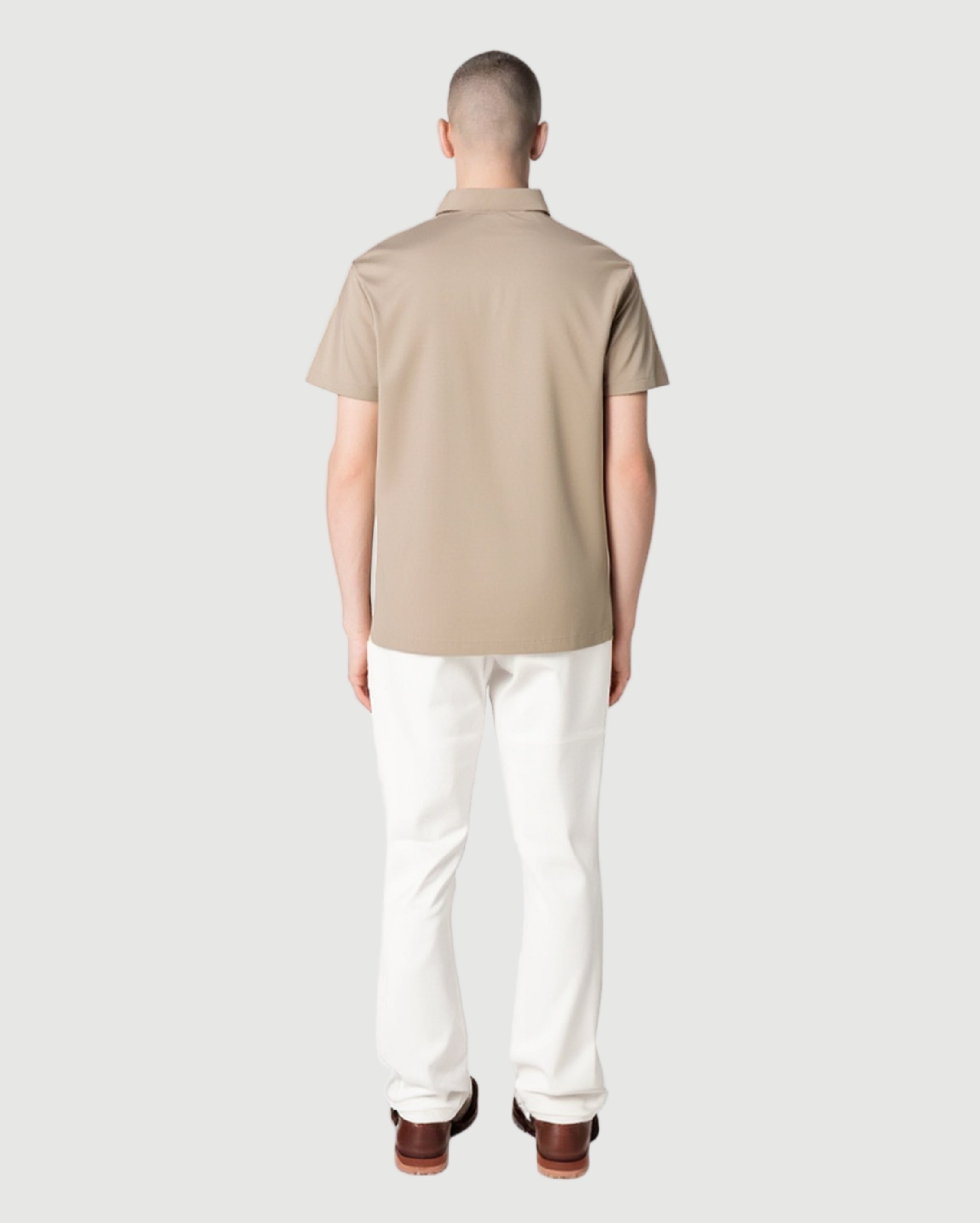 Glans polo beige