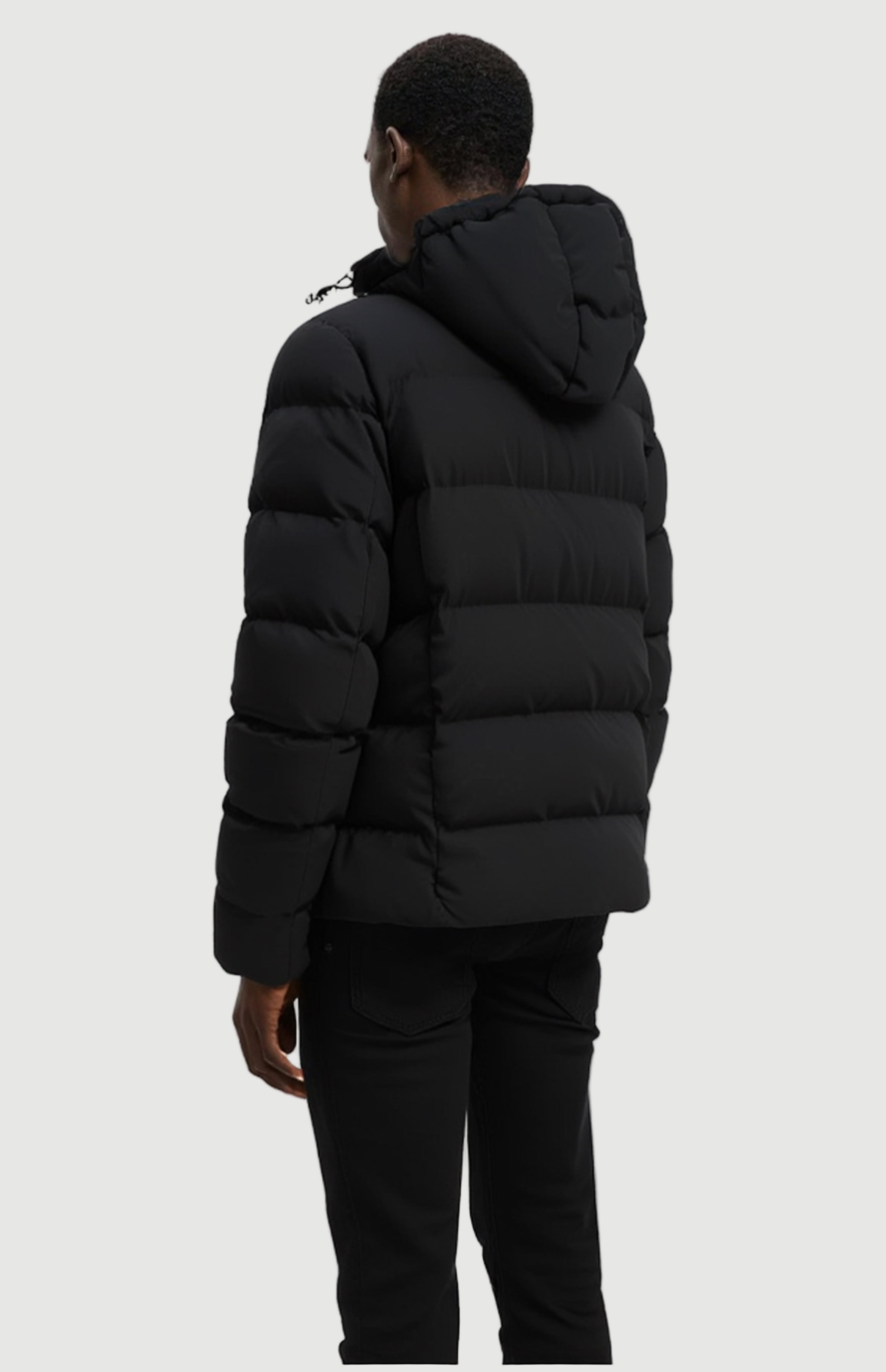 Padded hooded jacket