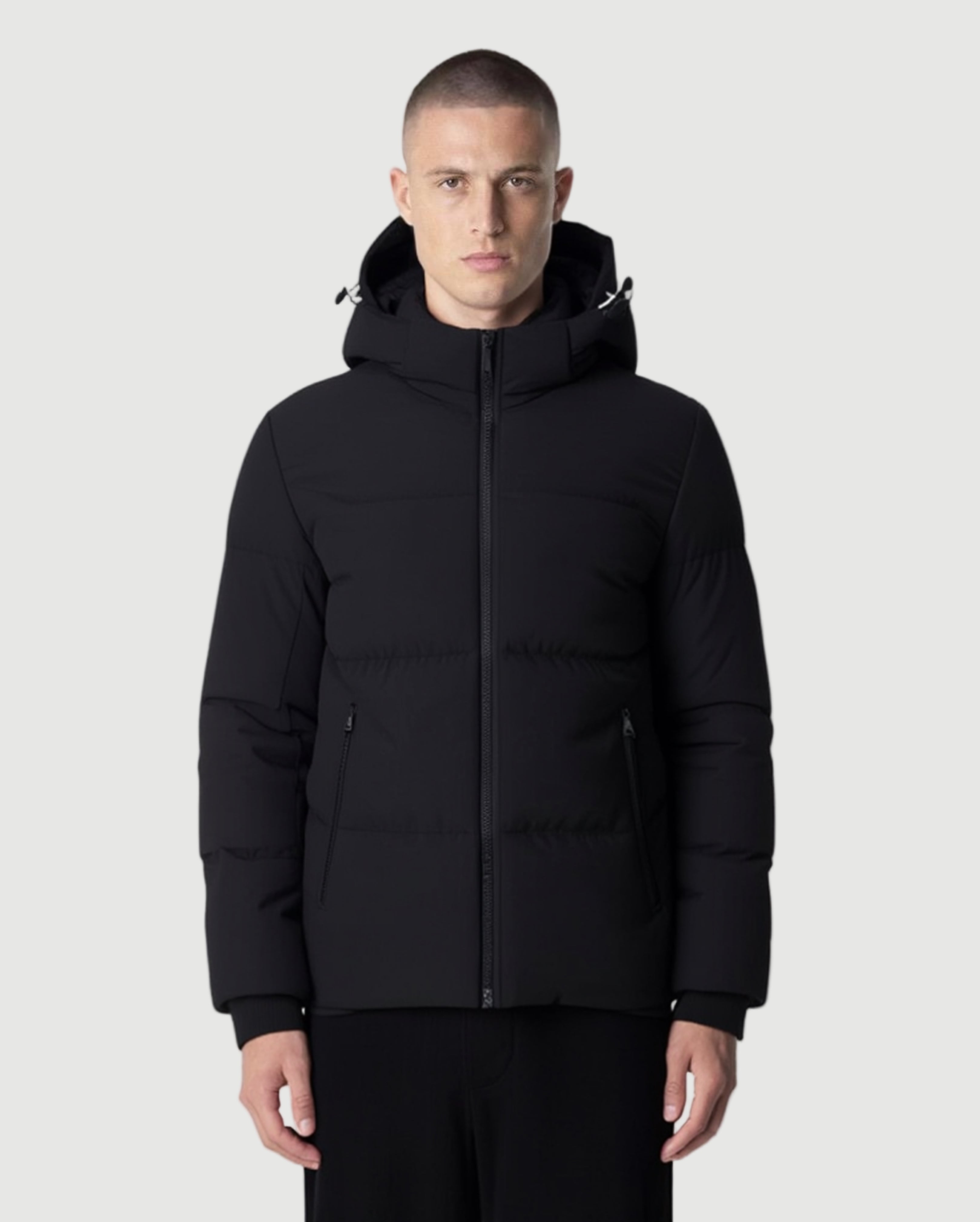 Vitor hooded jacket black