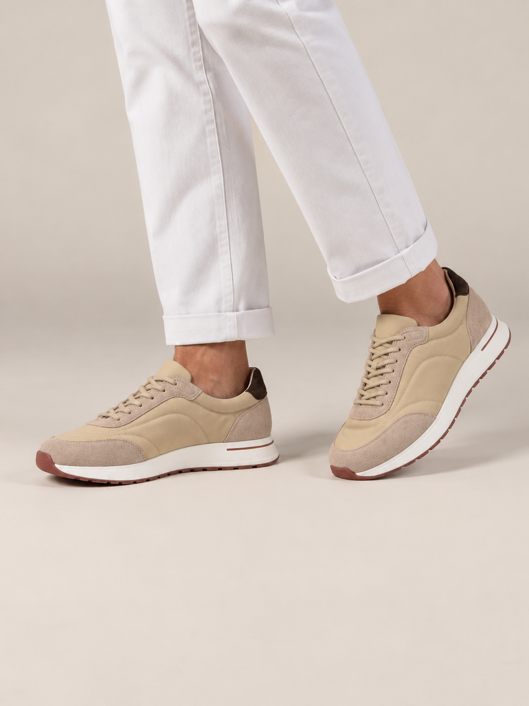 the virelli core sneakers taupe
