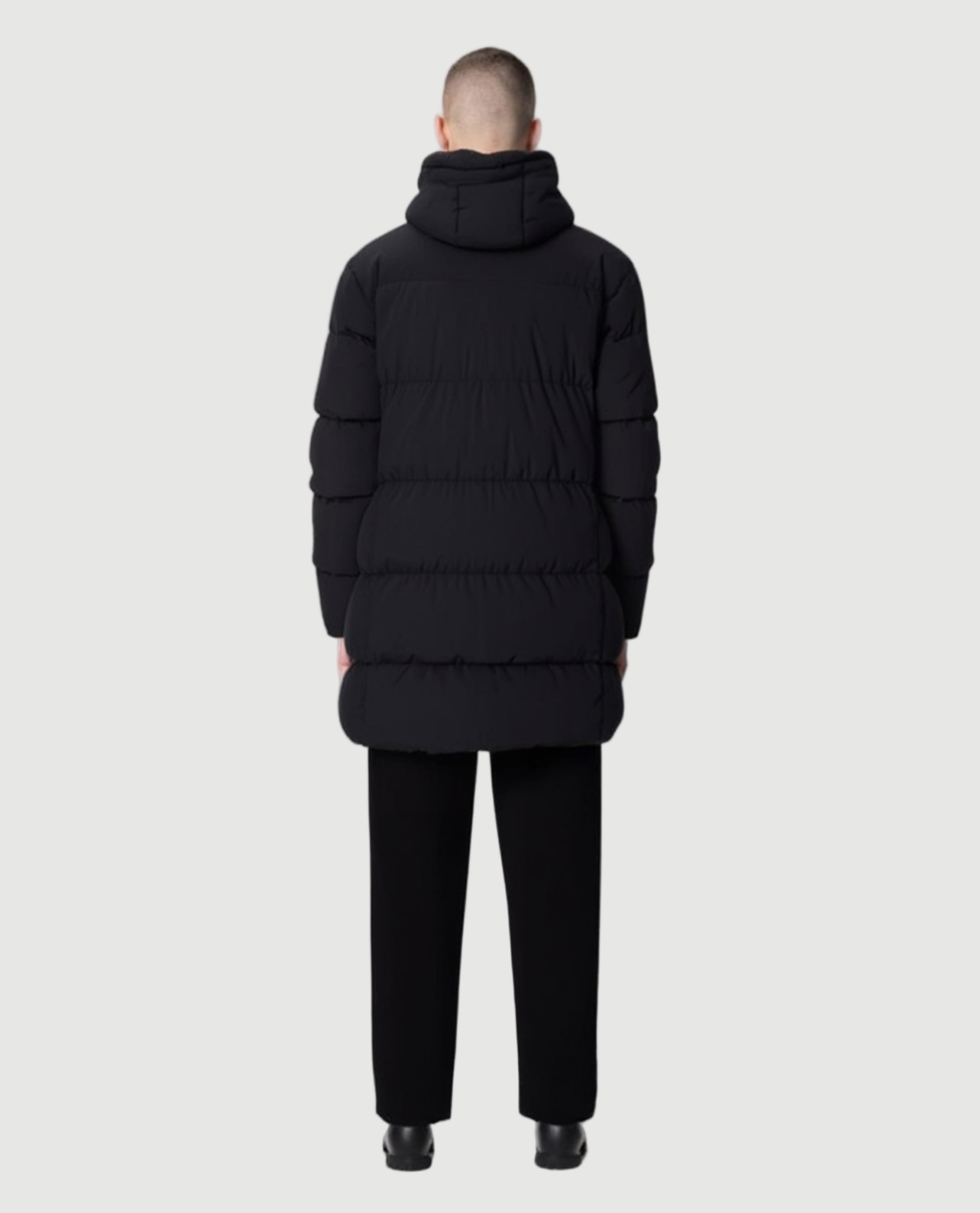 Mikka long puffer jacket black