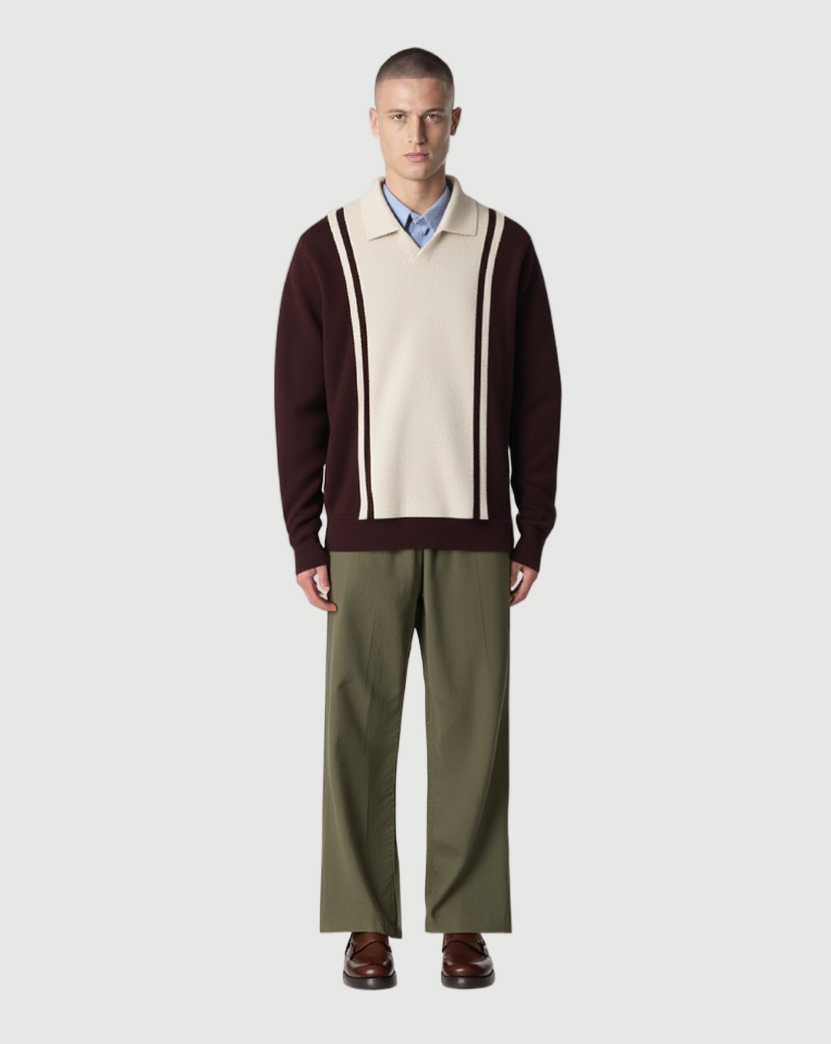 Fender polo knit mocca