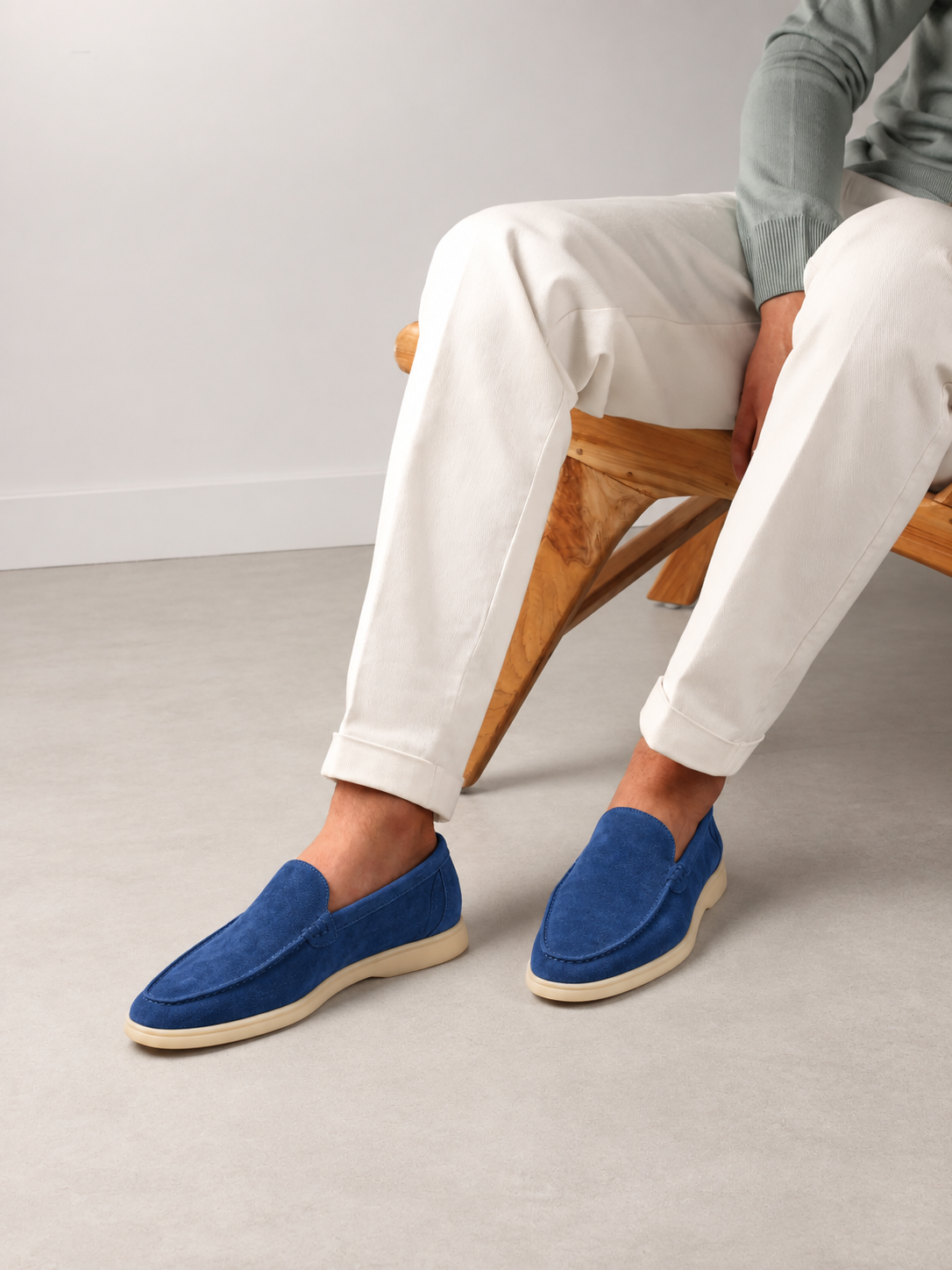 Savio Loafers deep blue ink