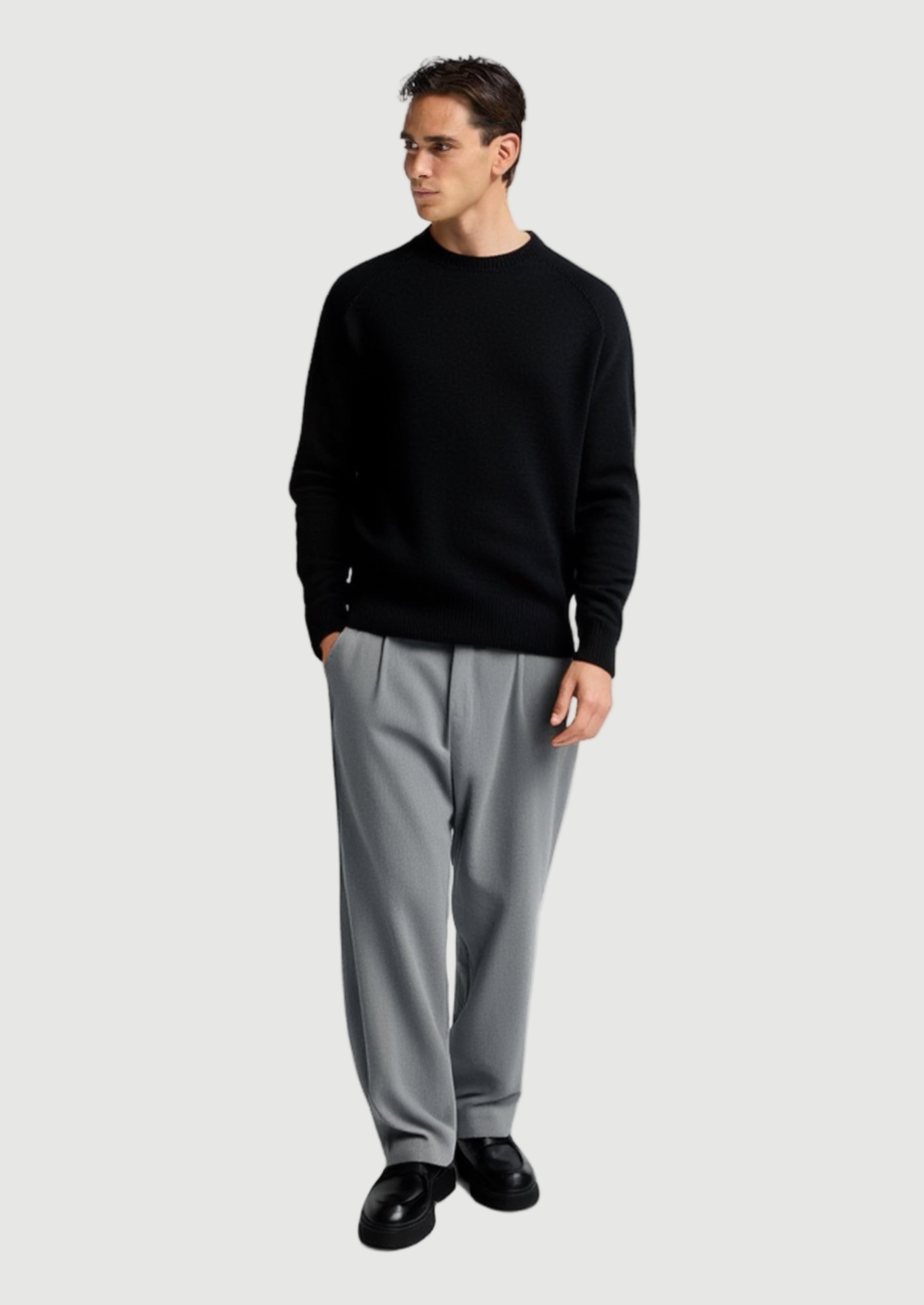 Gio wide leg pants grey