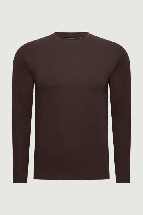 Ermal long sleeve t-shirt espresso