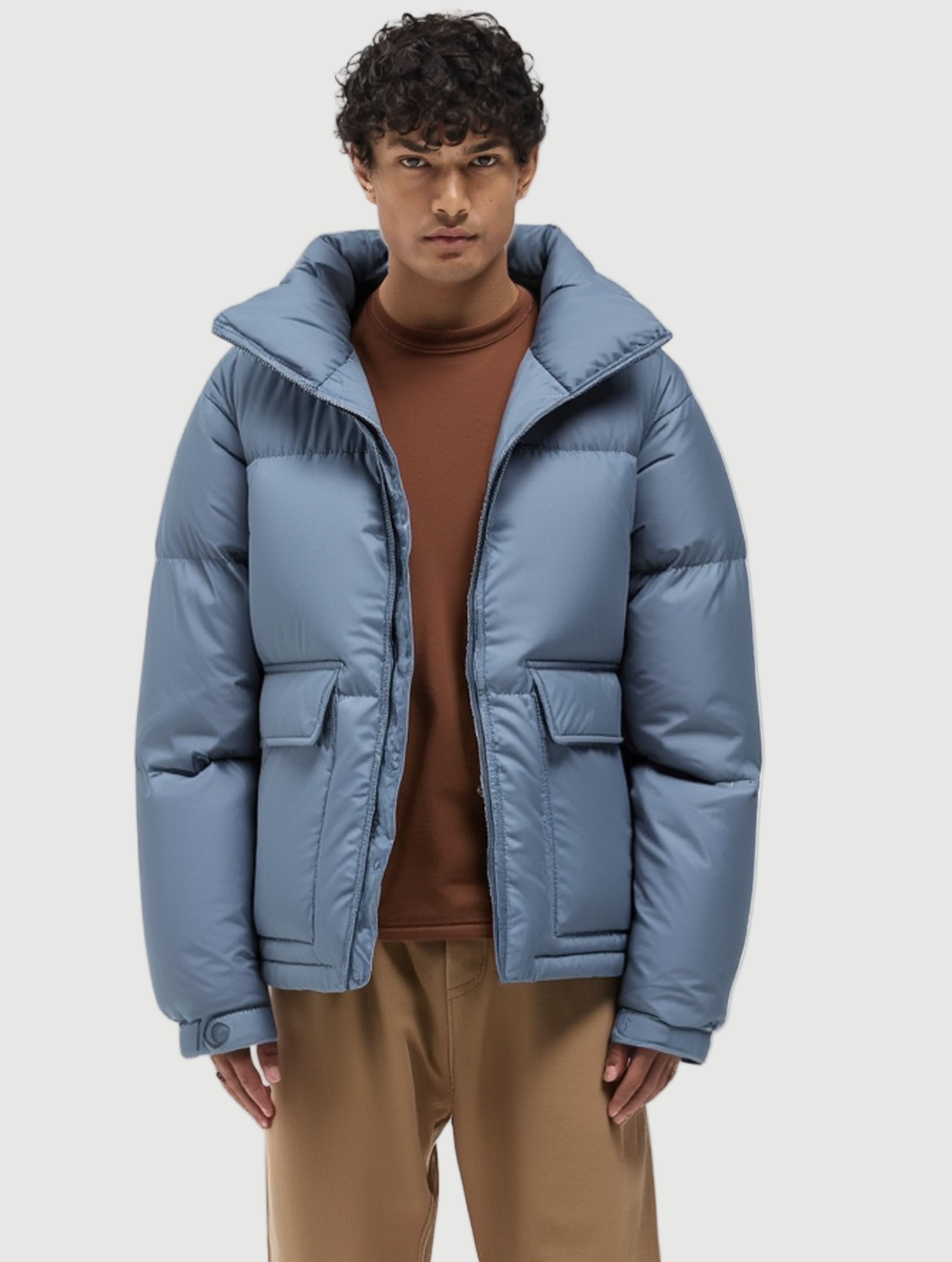 The simon jacket light blue