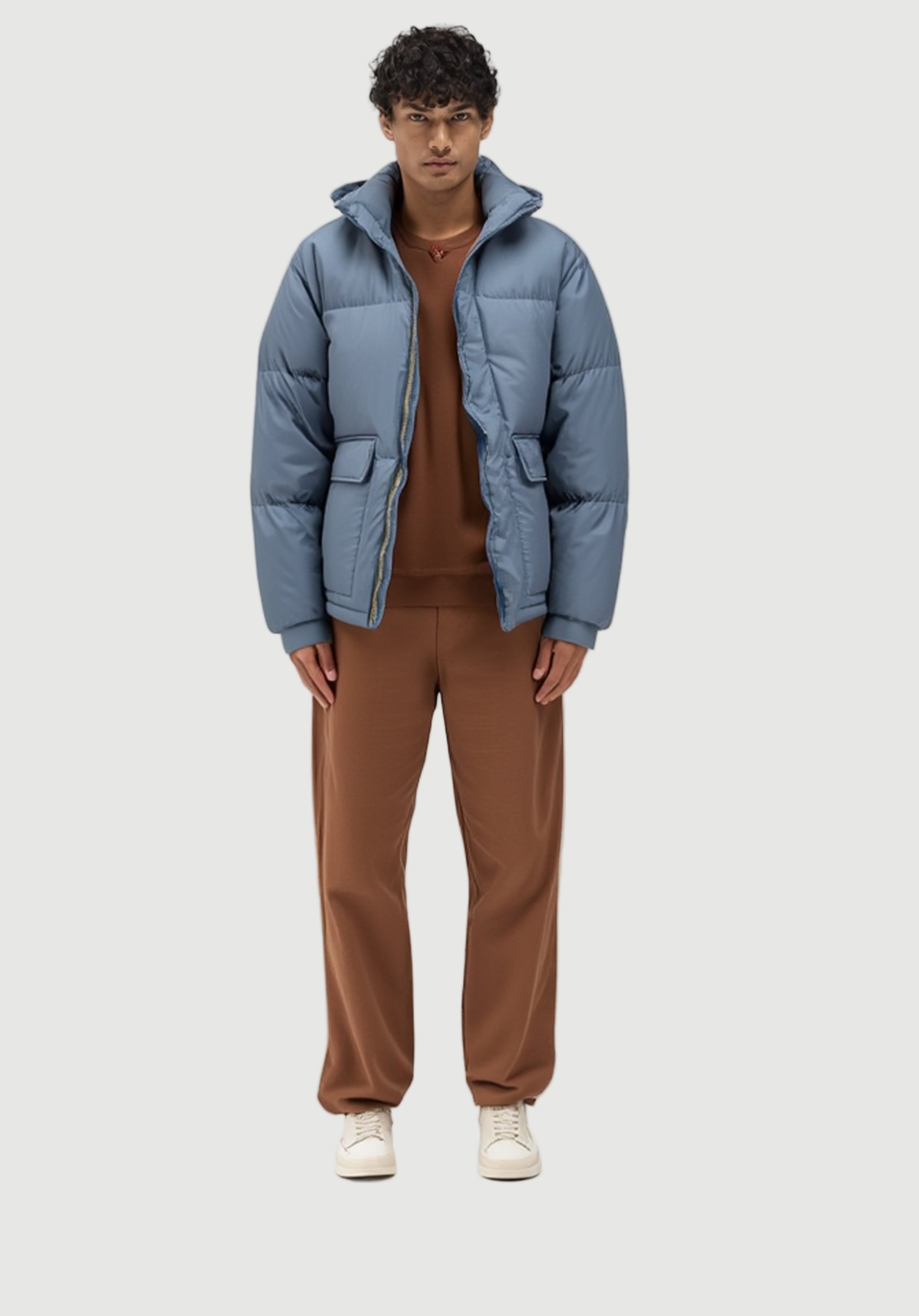 The simon jacket light blue