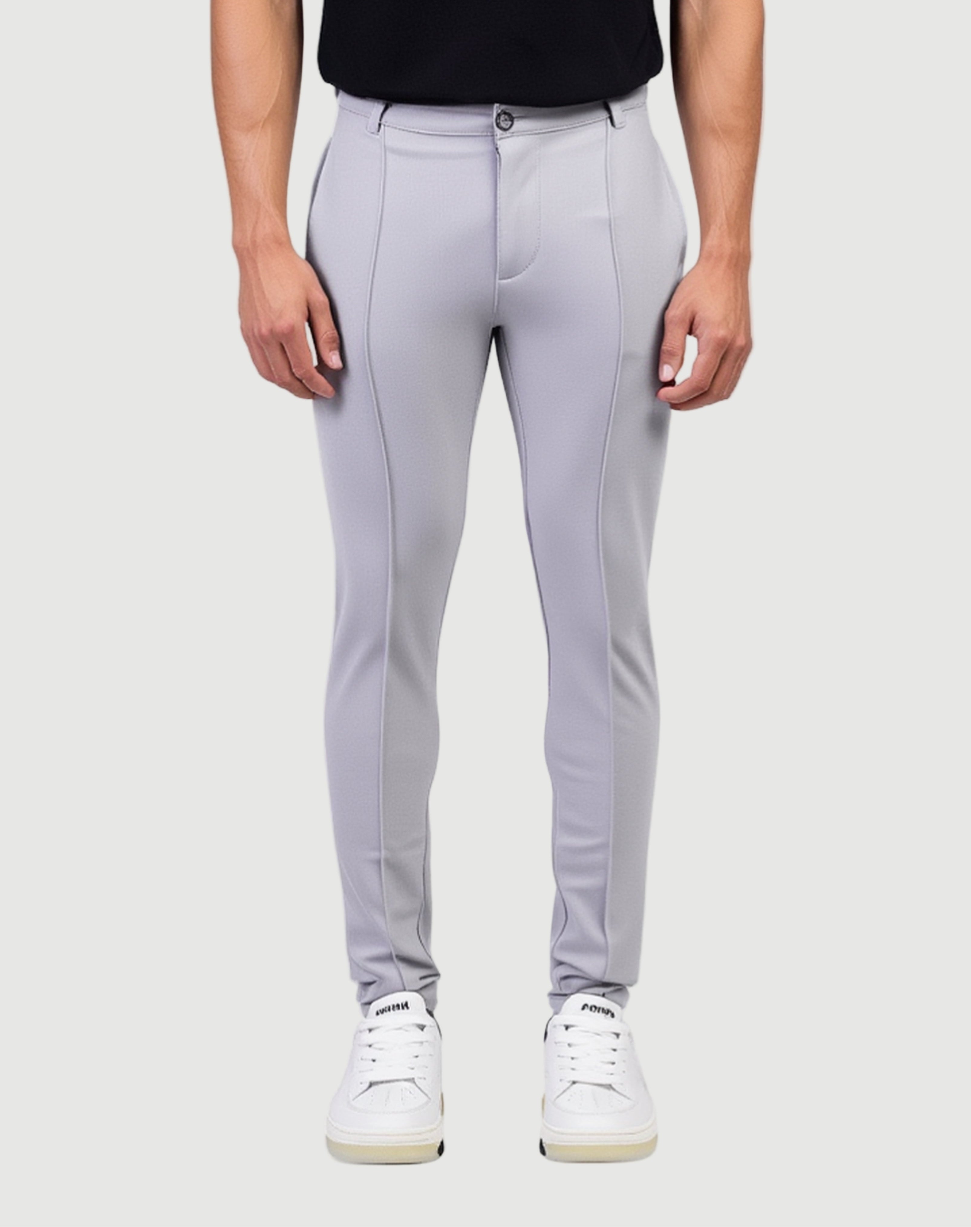 Dave slim fit trousers grey