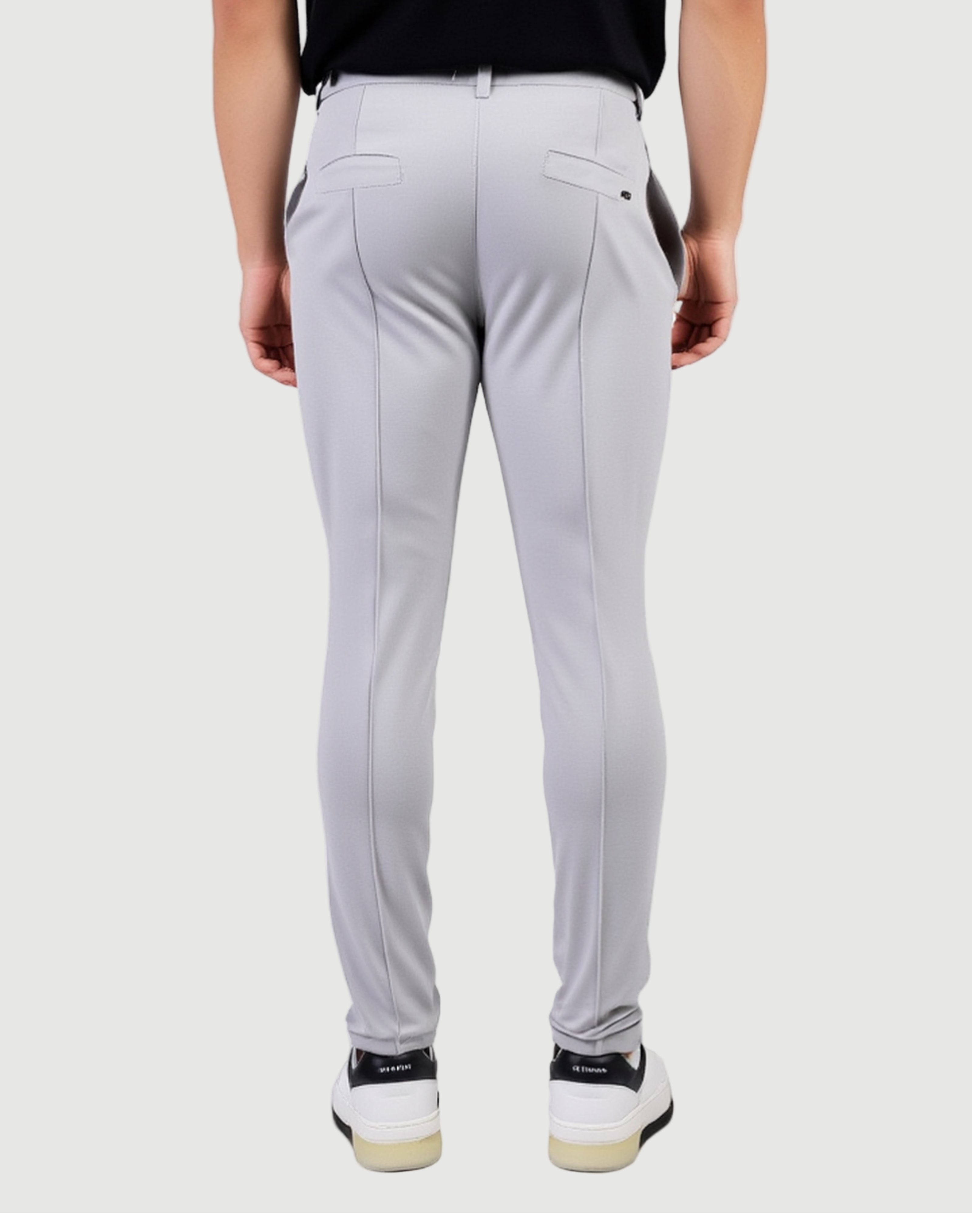 Dave slim fit trousers grey