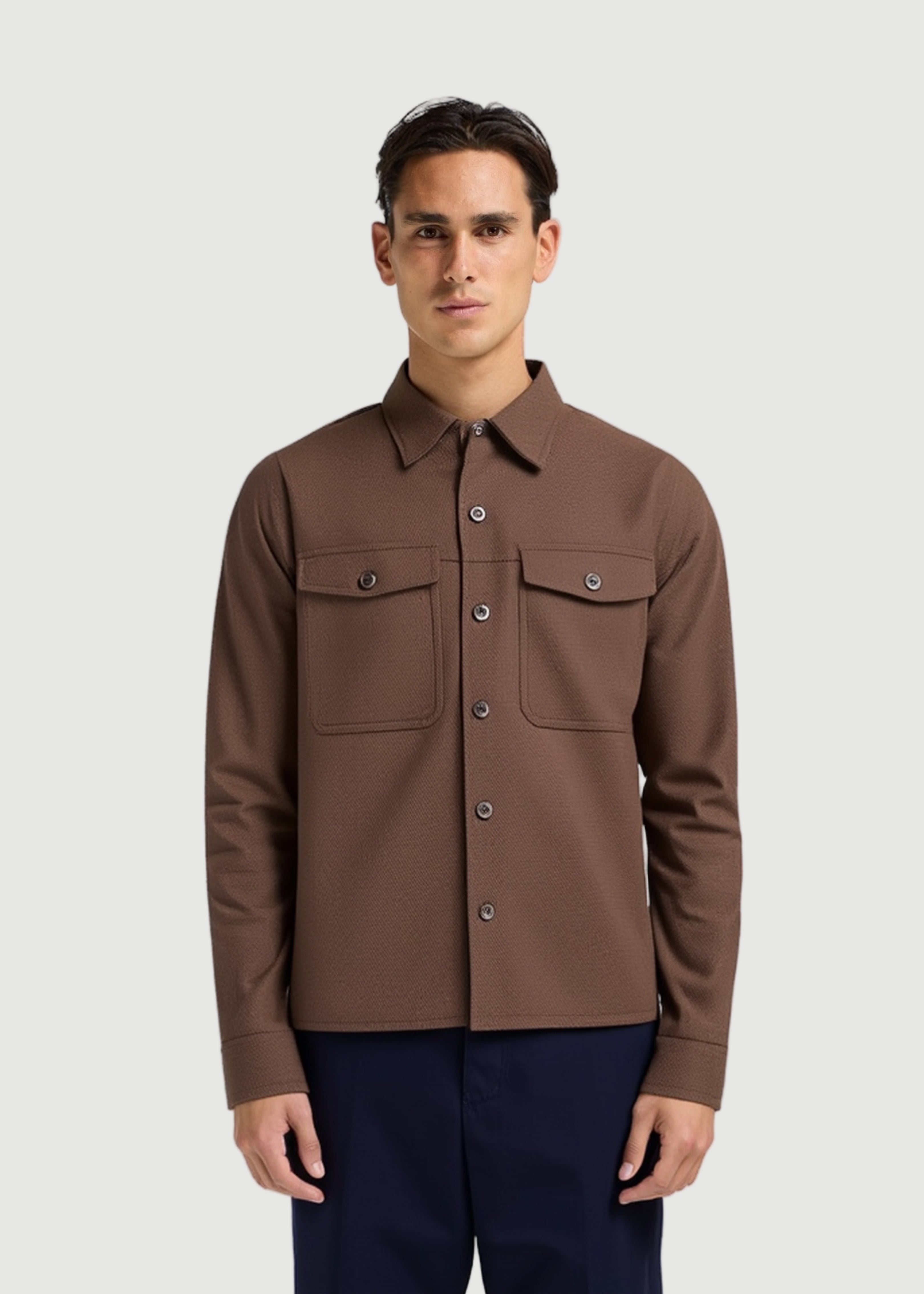 The ventura overshirt Mocca
