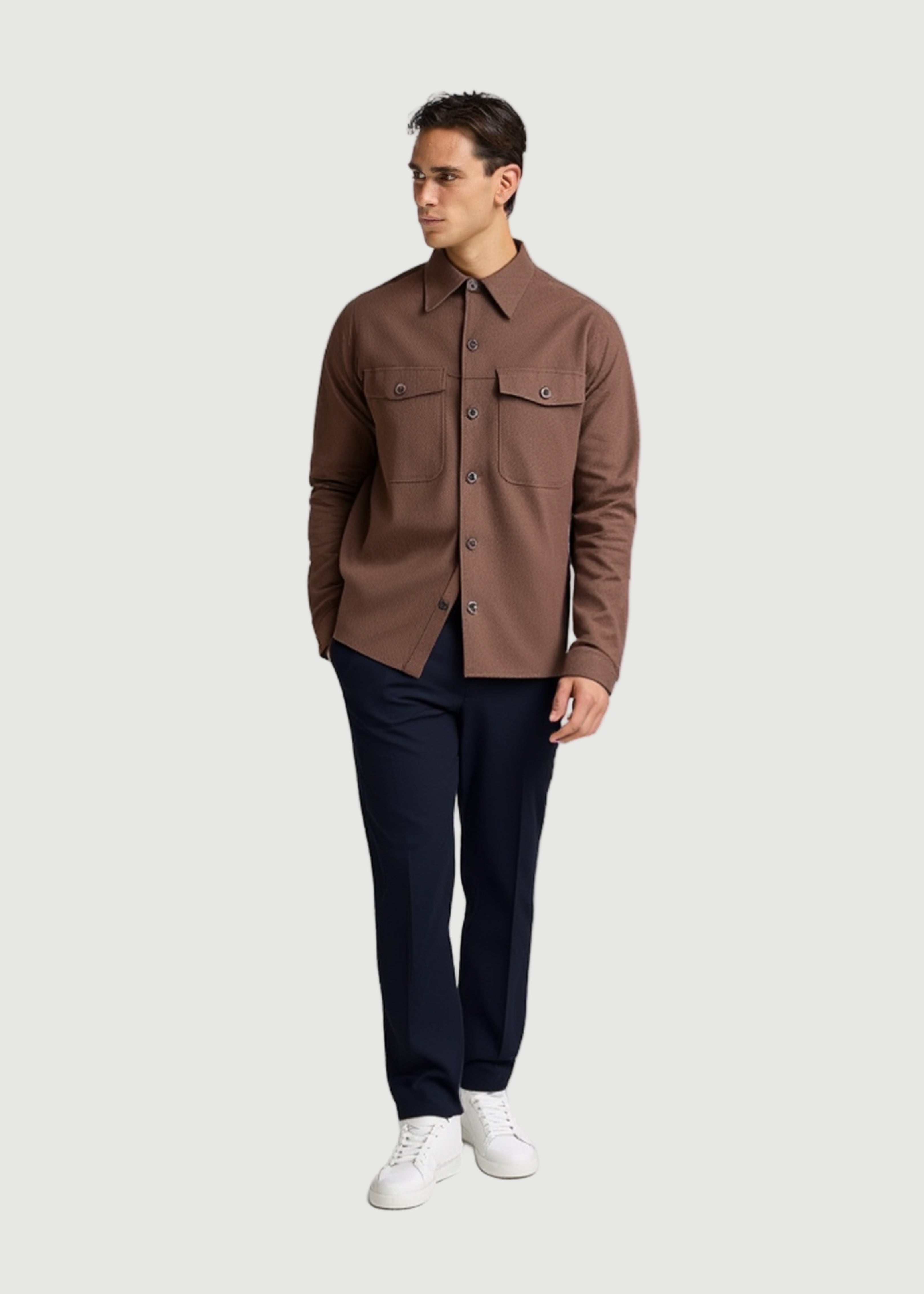 The ventura overshirt Mocca