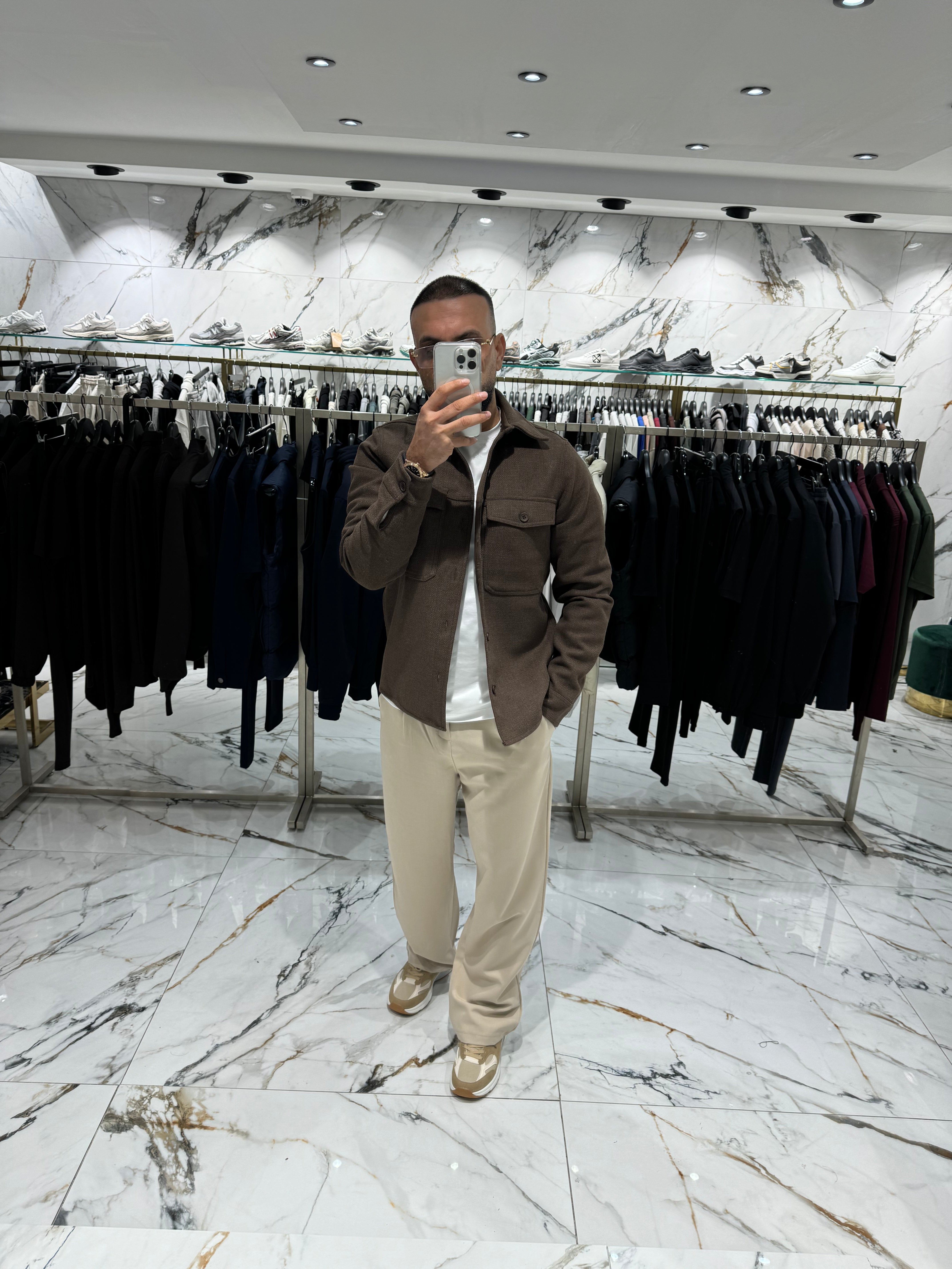 The ventura overshirt Mocca