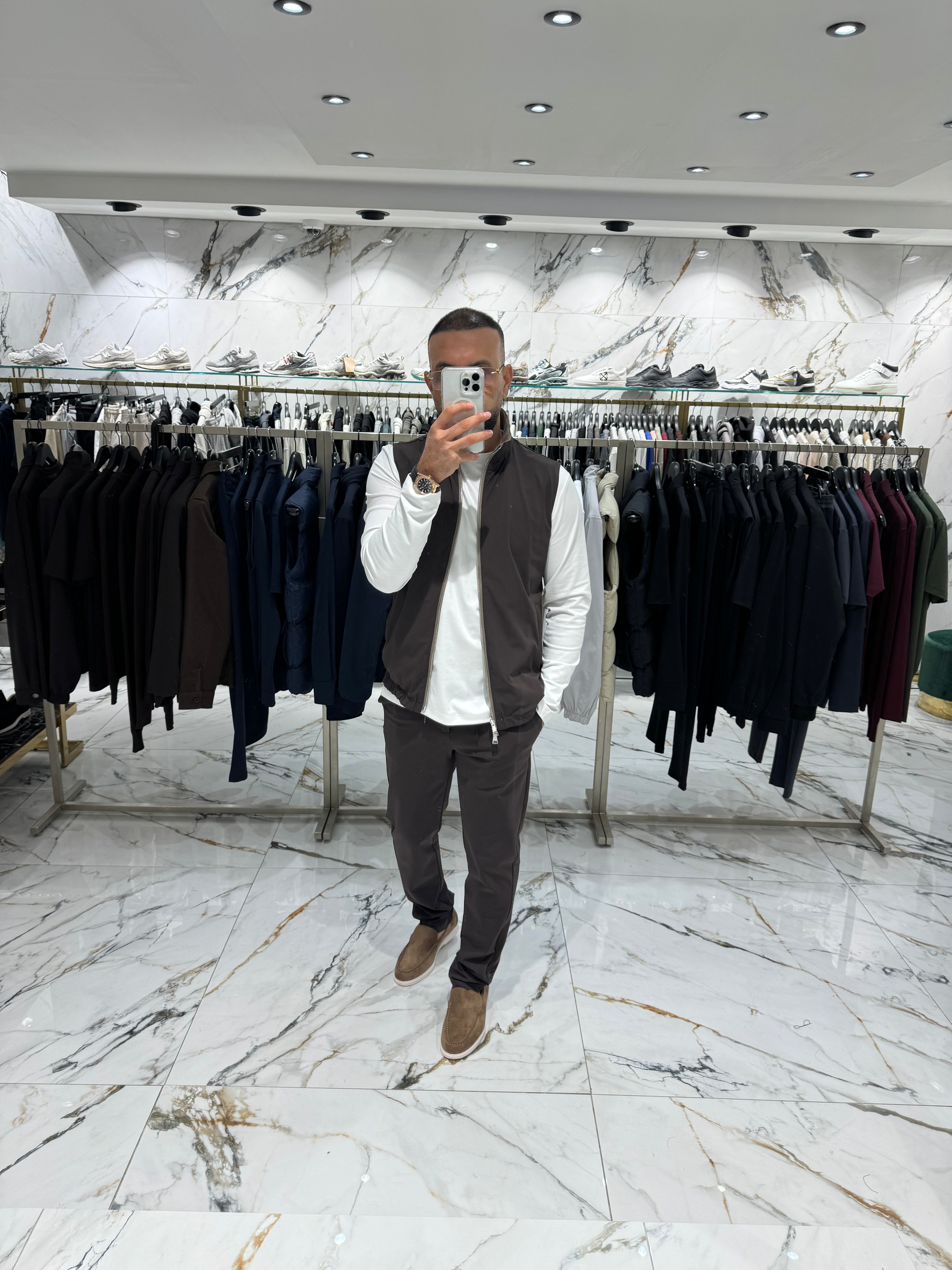 The joshua smart pants espresso