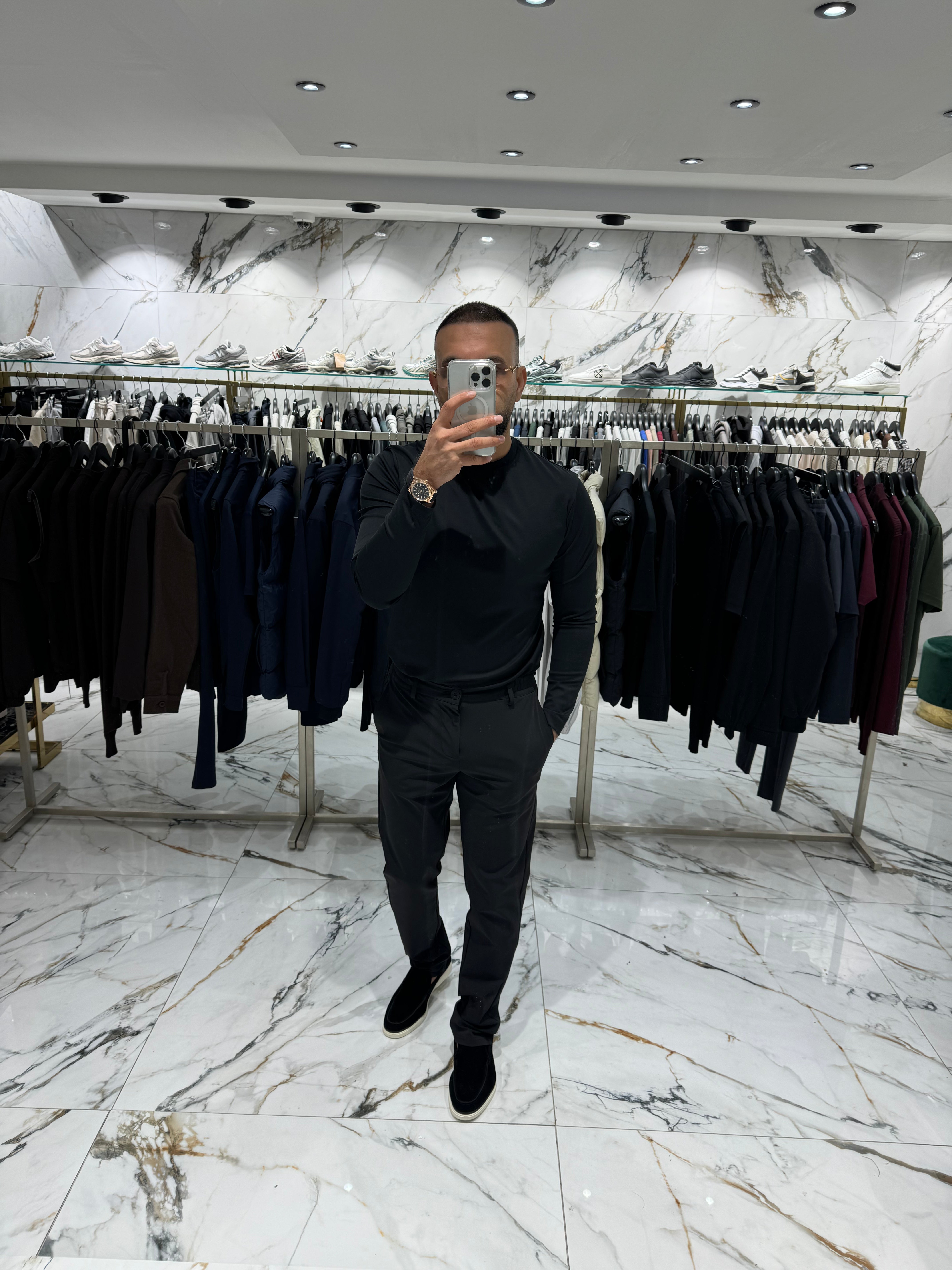 Ermal long sleeve t-shirt Black