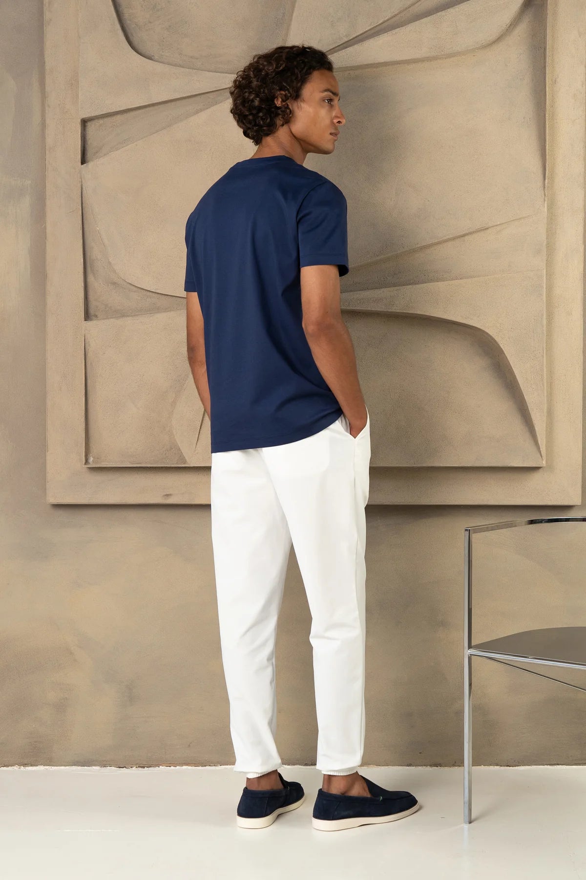 The capri t-shirt navy blu