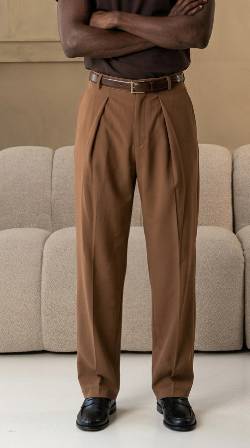 The socrates pants wide brown