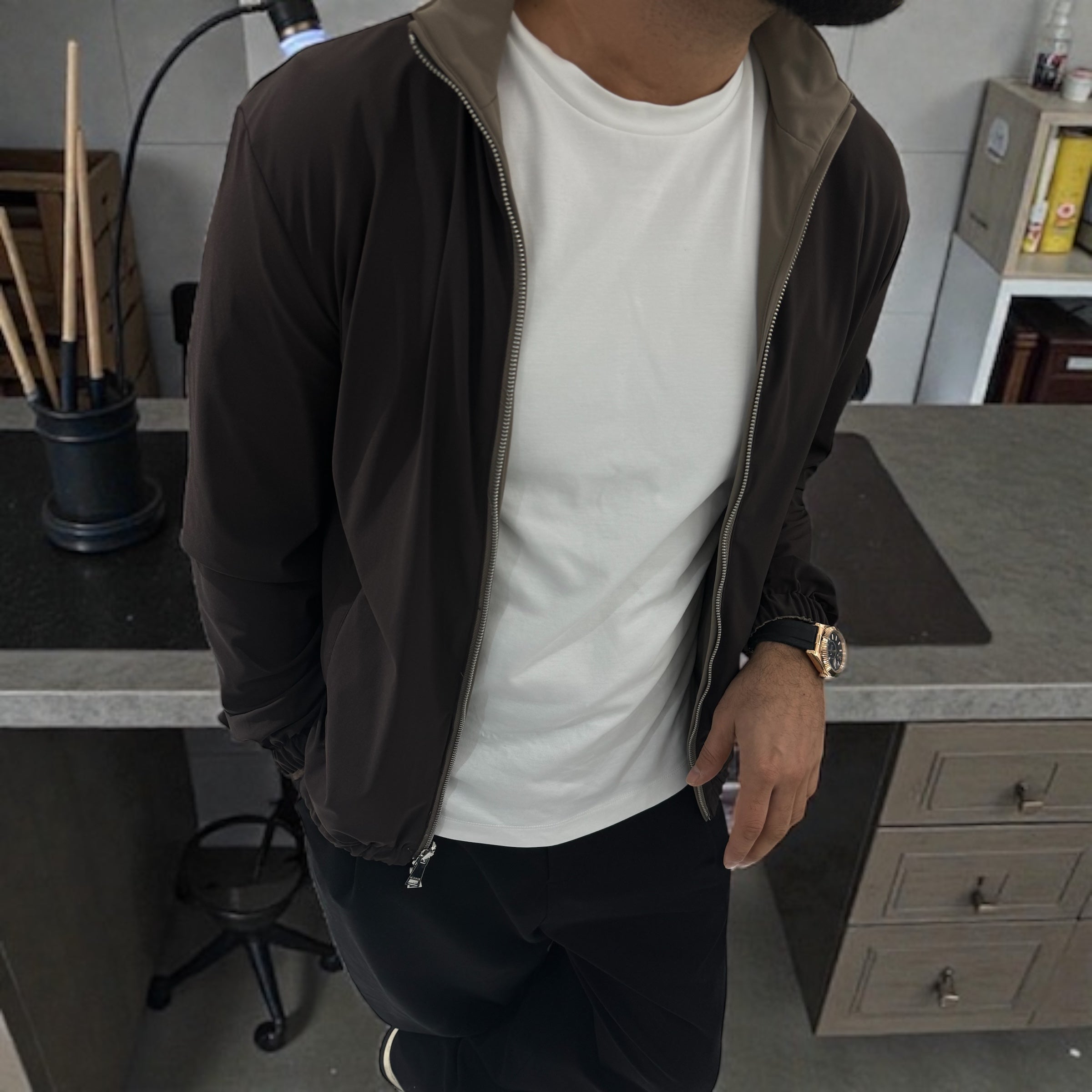 The rafaello jacket espresso