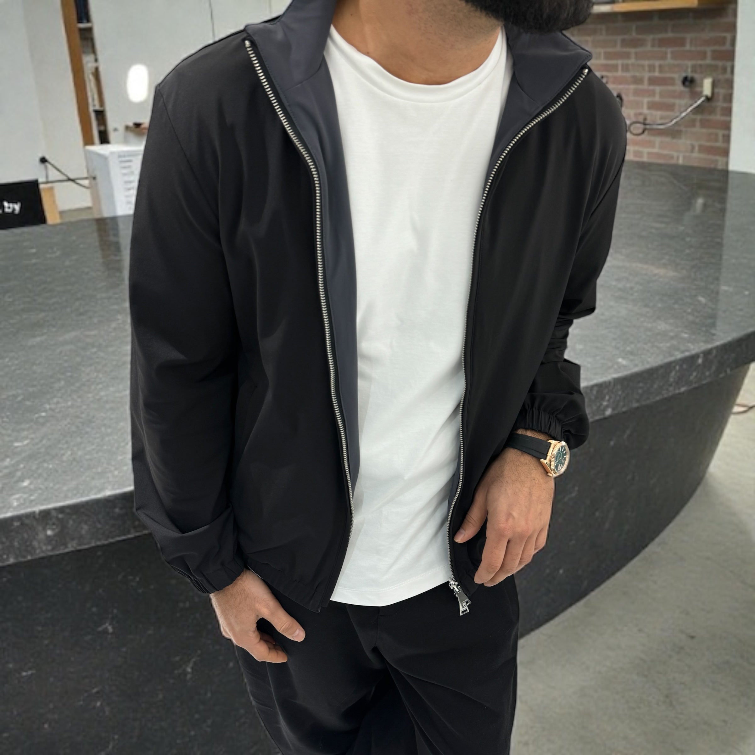 The rafaello jacket Black grey