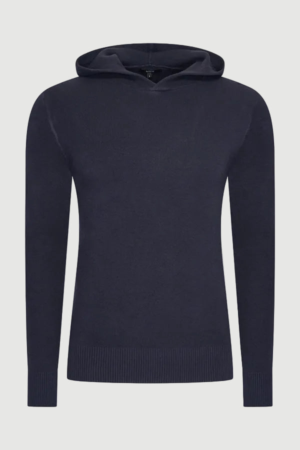 The Savano pullover hooded navy