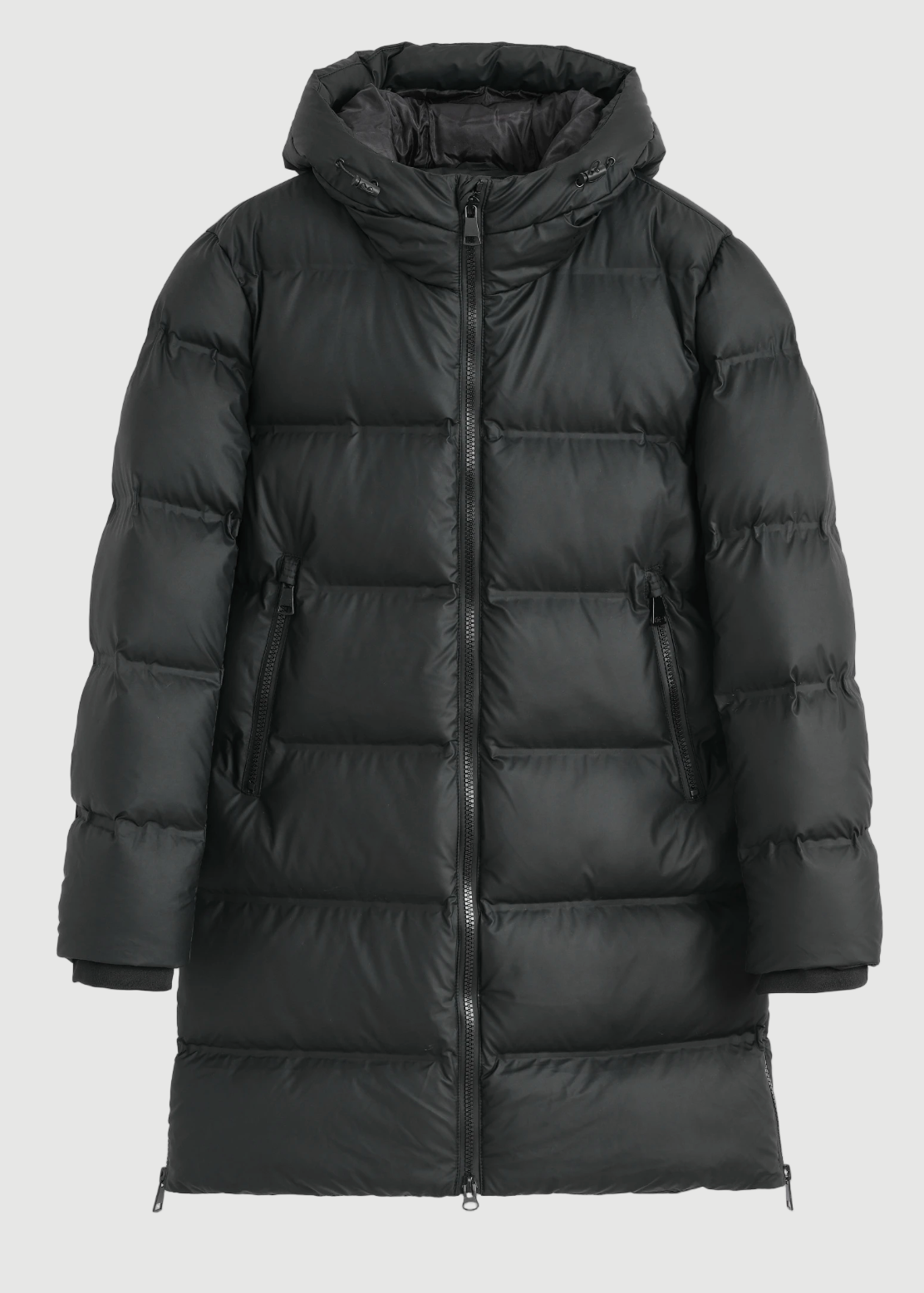 Ferry Long puffer jacket black