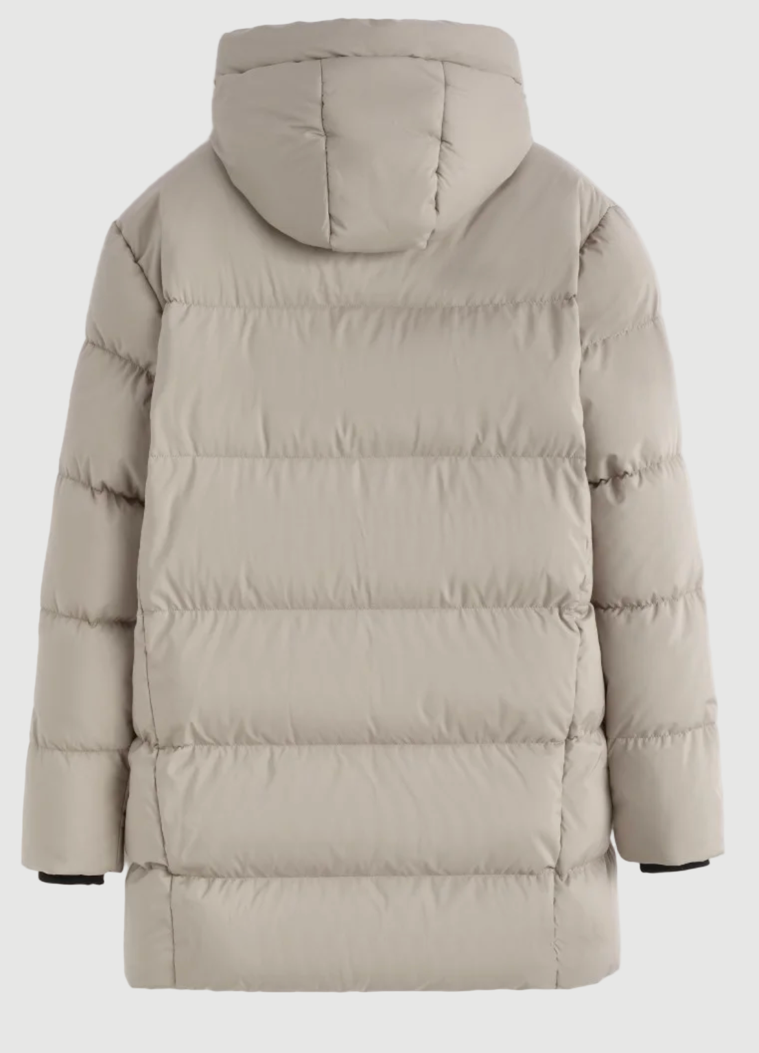 Mikka long puffer jacket beige