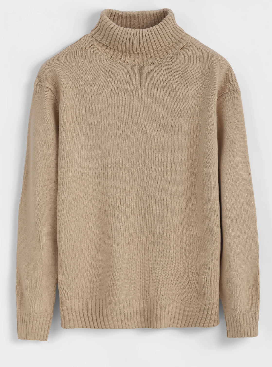 Iso turtle neck sweat beige