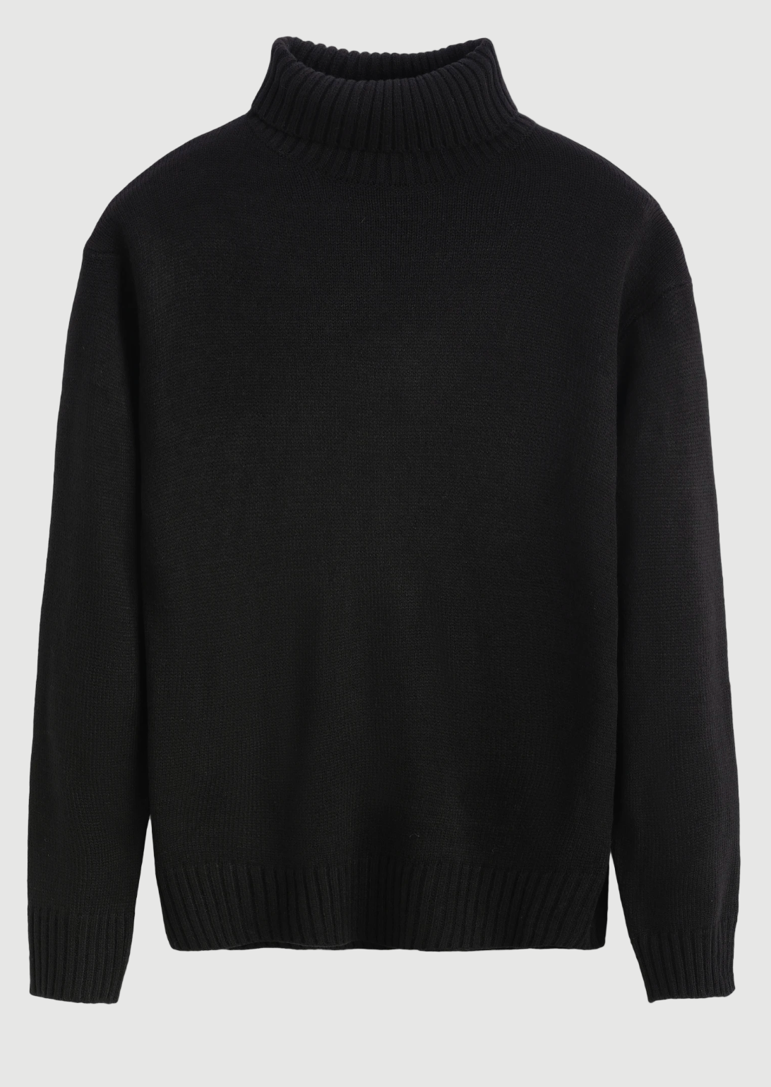 Iso turtle neck sweat black