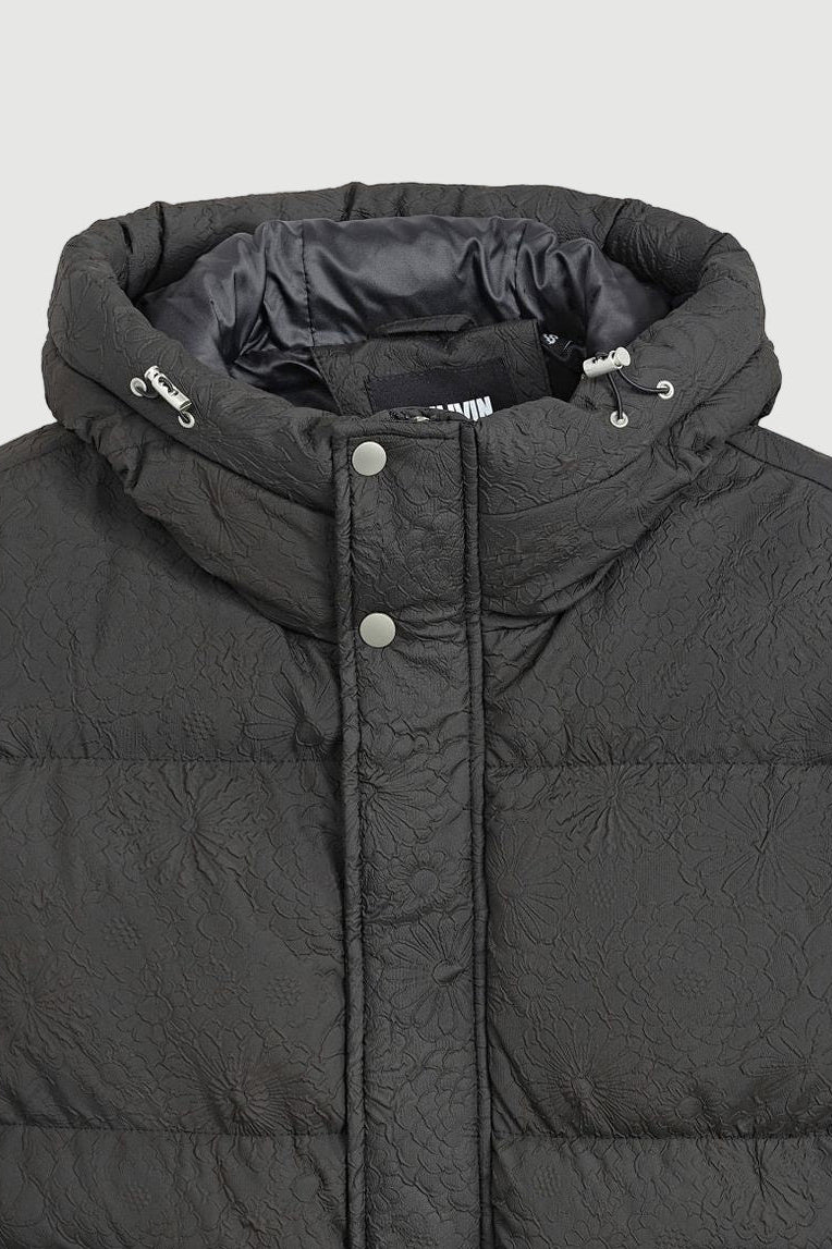 Printed hooded jacket