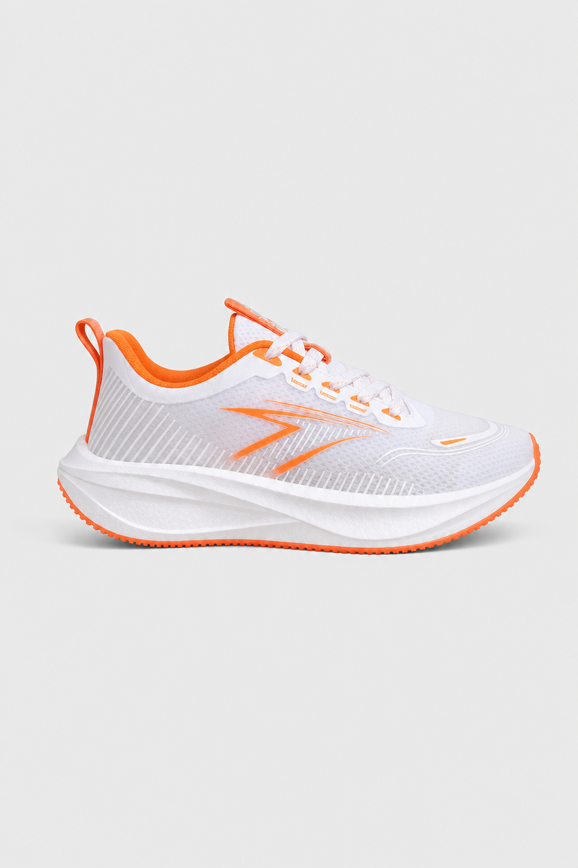 The reno runner white orange