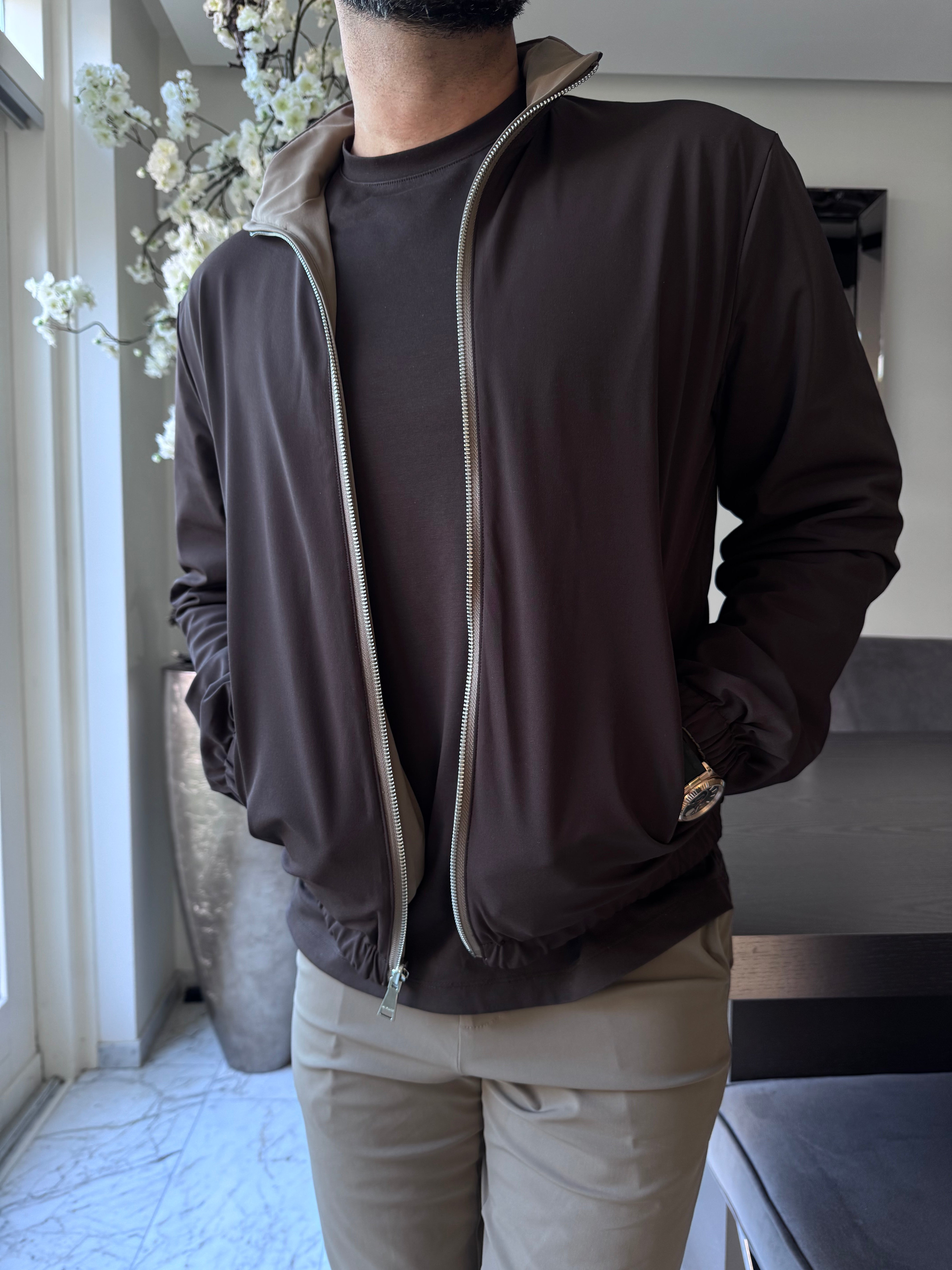 The rafaello jacket espresso