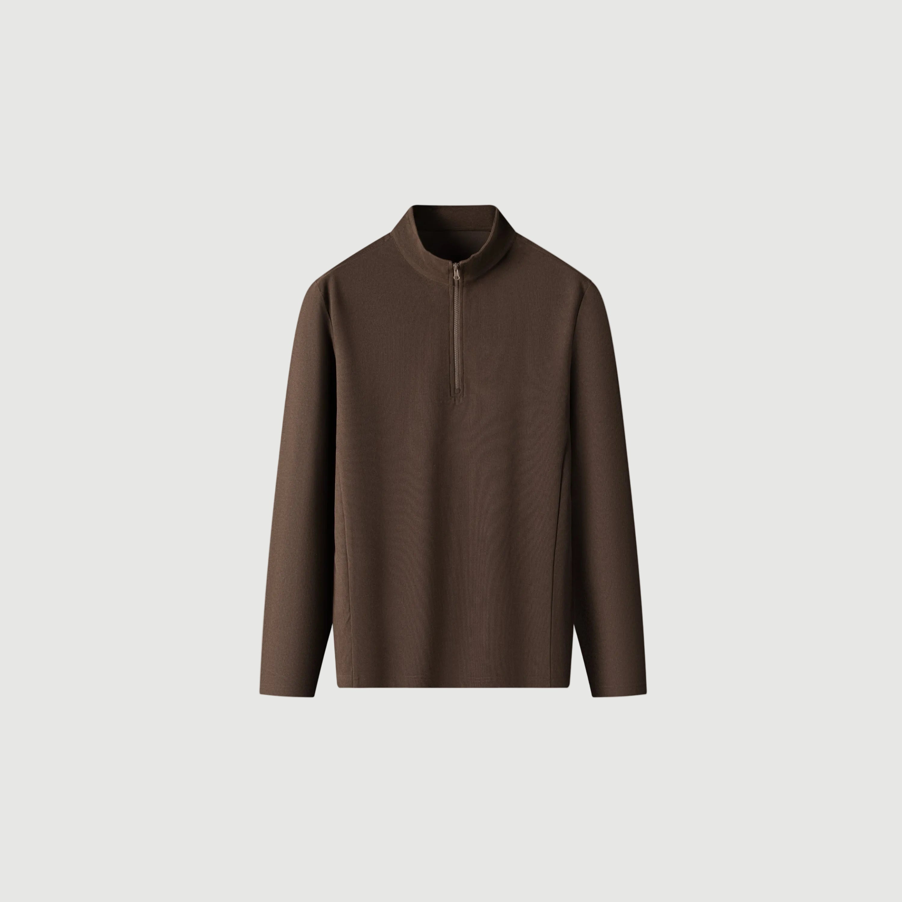 the aron zipped pull espresso