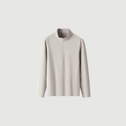 the aron zipped pull beige
