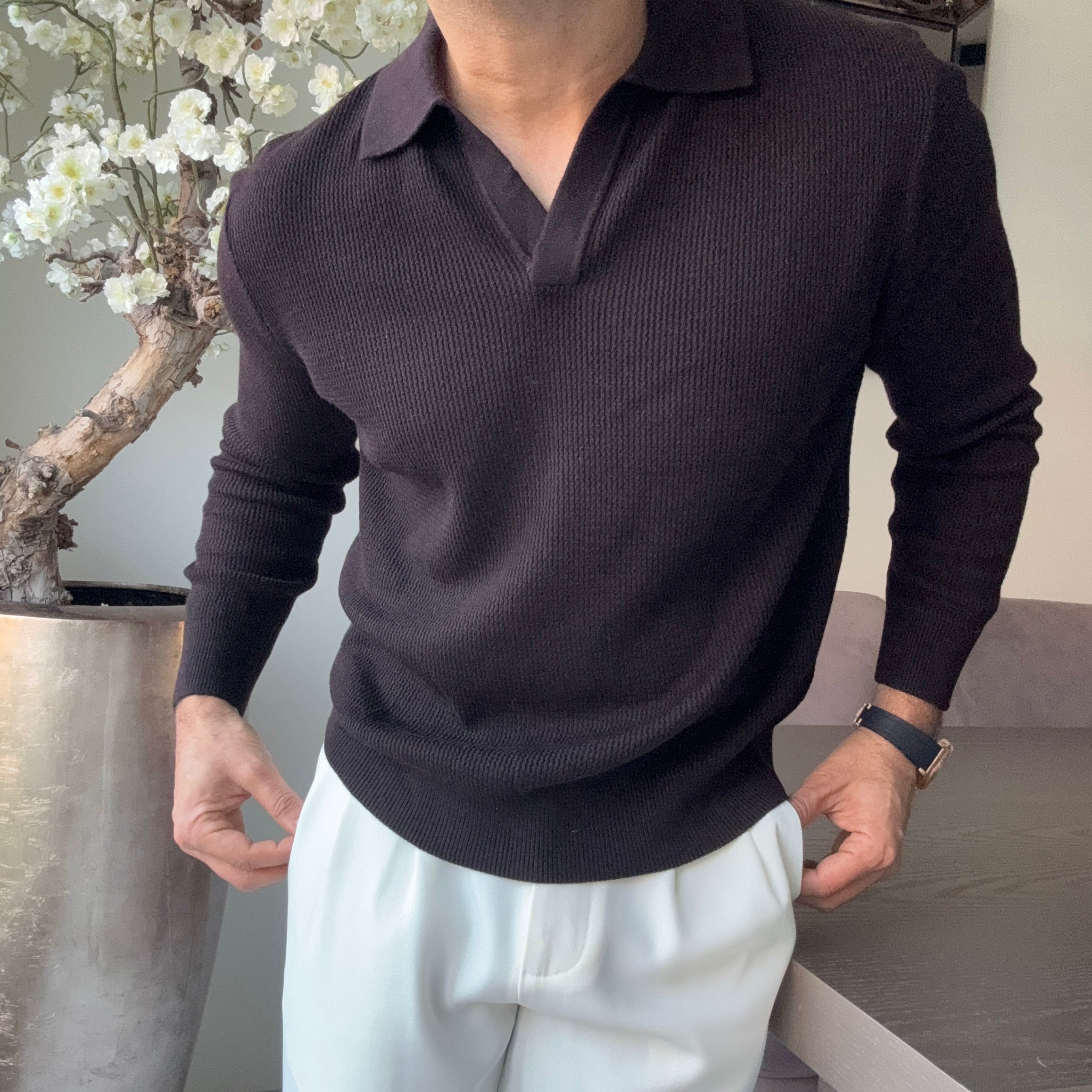 The Heritage Knit mocca