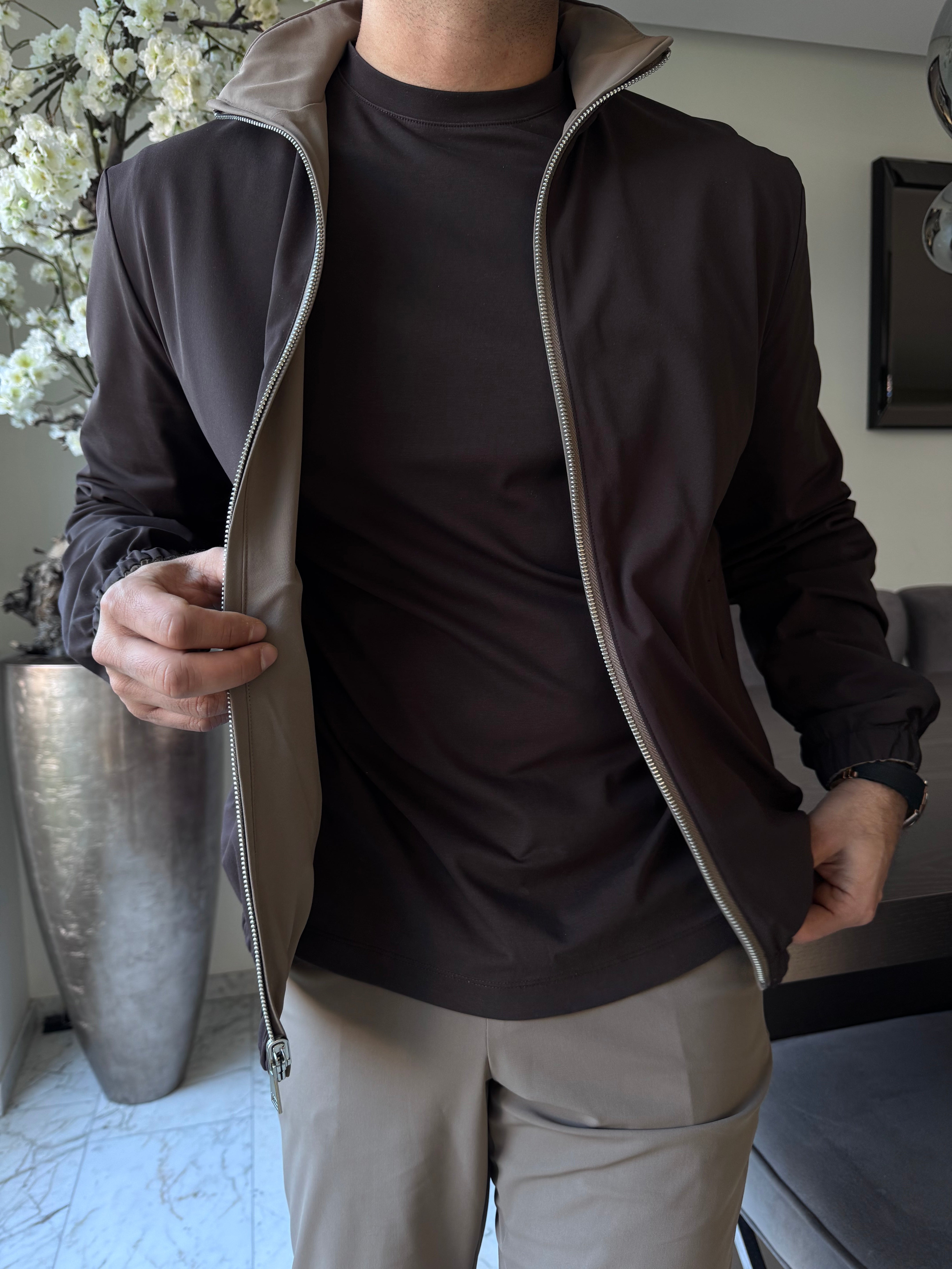 The rafaello jacket espresso