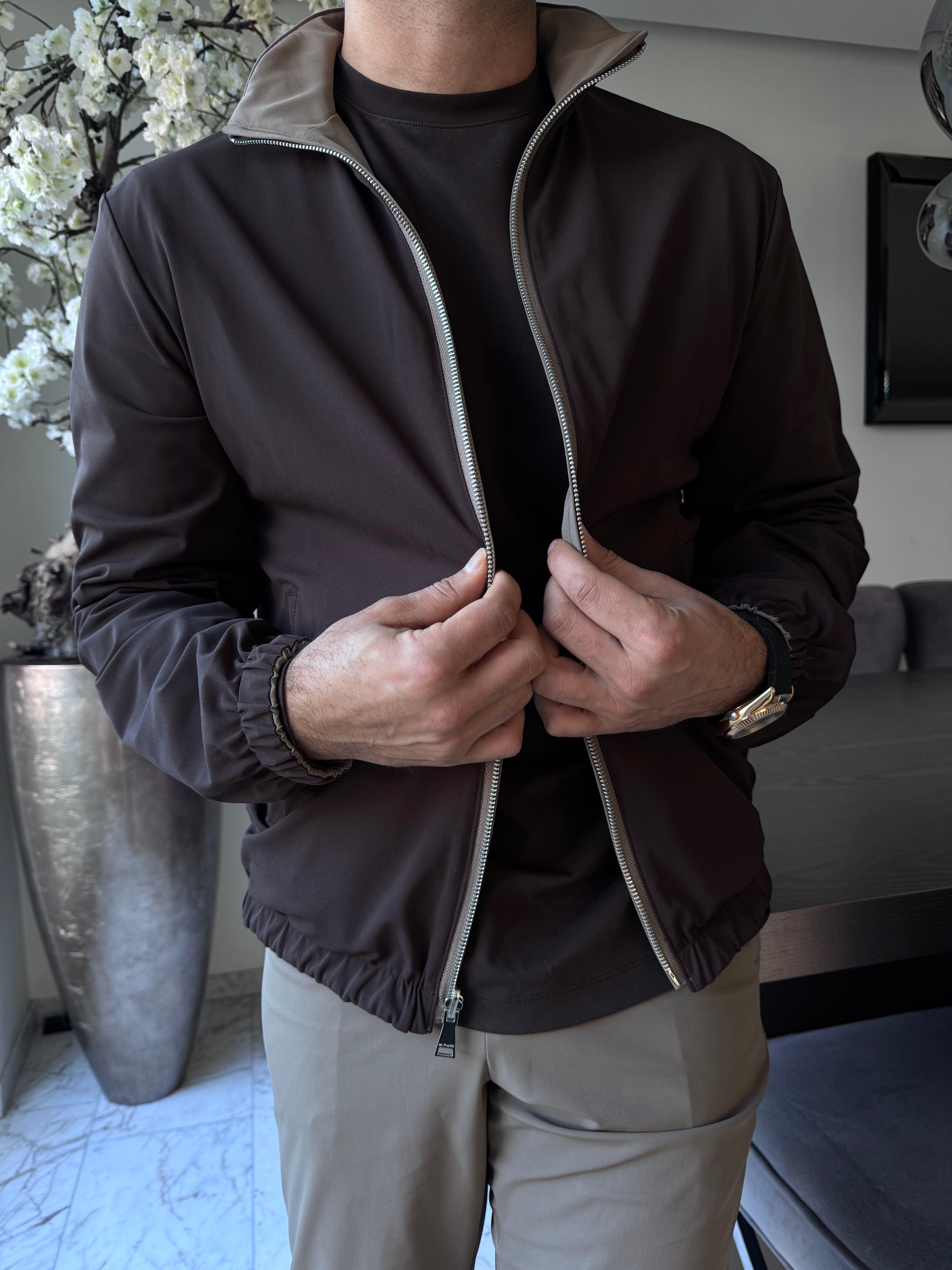 The rafaello jacket espresso